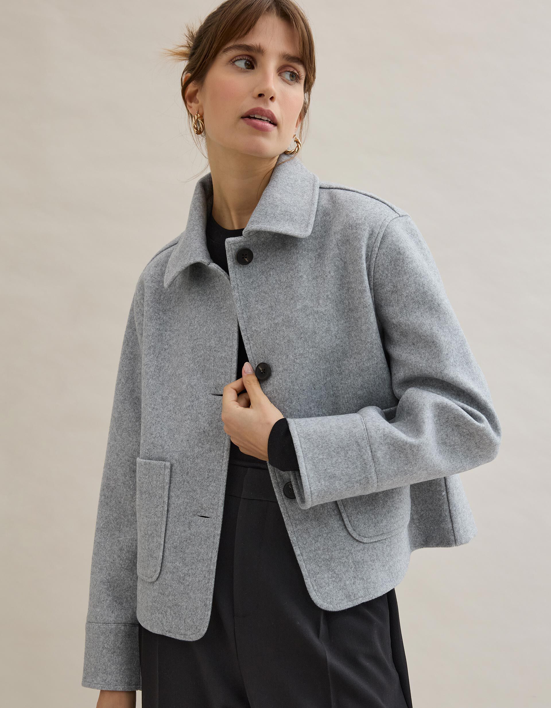 Comprar Online Casaco, Mulher, Cinzento