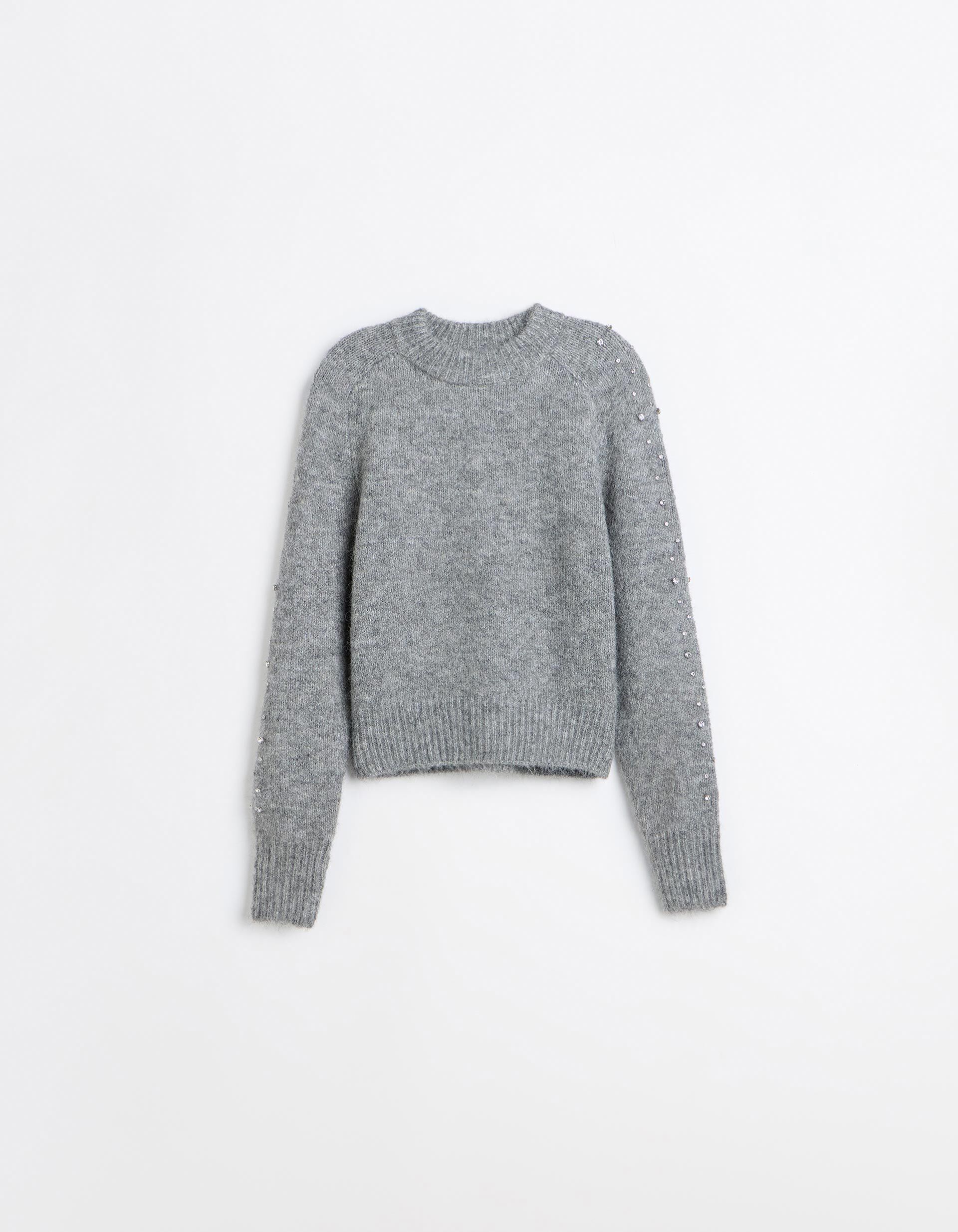 Comprar Online Camisola De Malha, Mulher, Cinzento