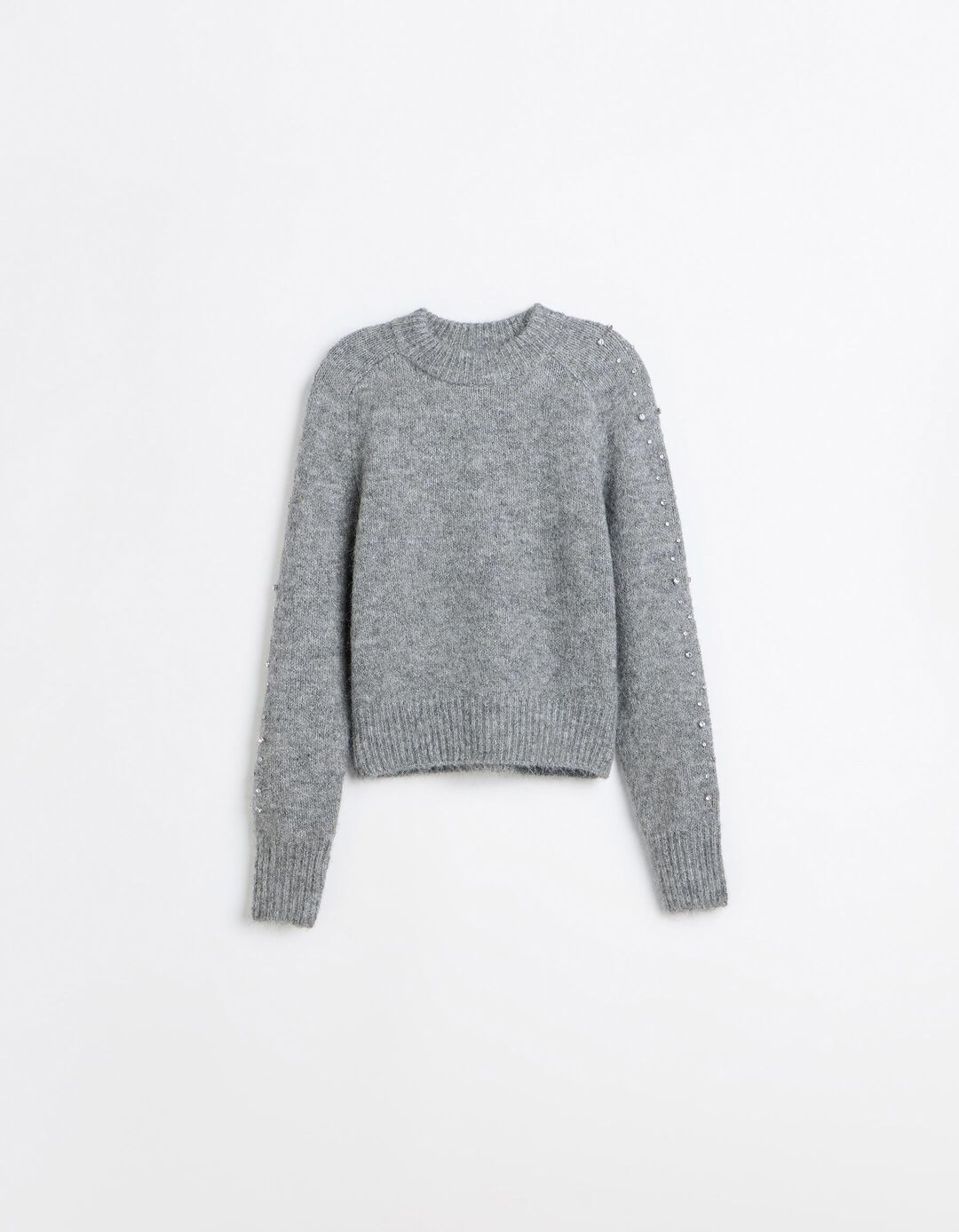 Camisola De Malha, Mulher, Cinzento