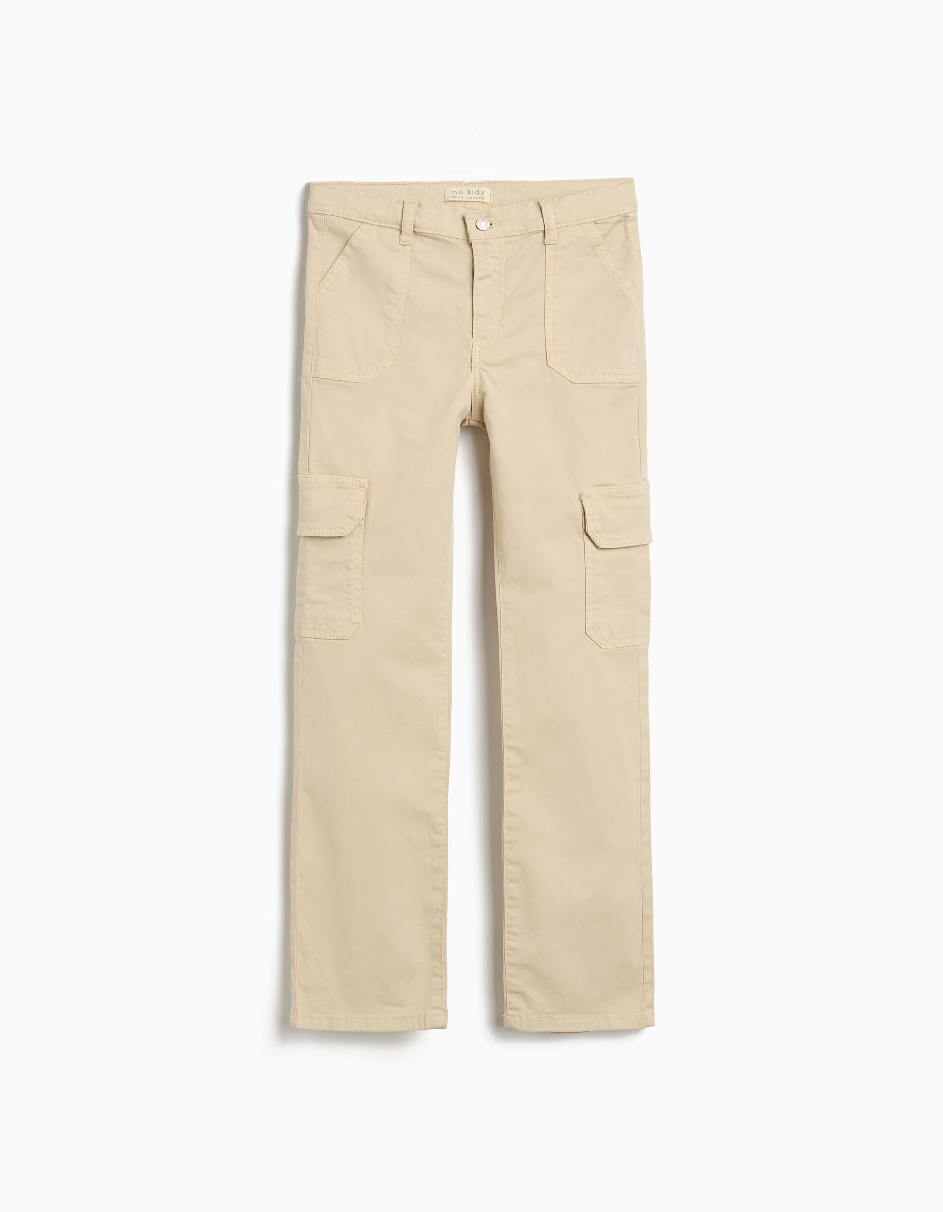 Comprar Online Cal&ccedil;as de Ganga Cargo, Menina, Bege Claro