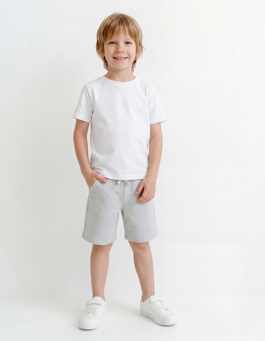 Comprar Online Cal&ccedil;&otilde;es Fleece, Menino, Cinzento Claro