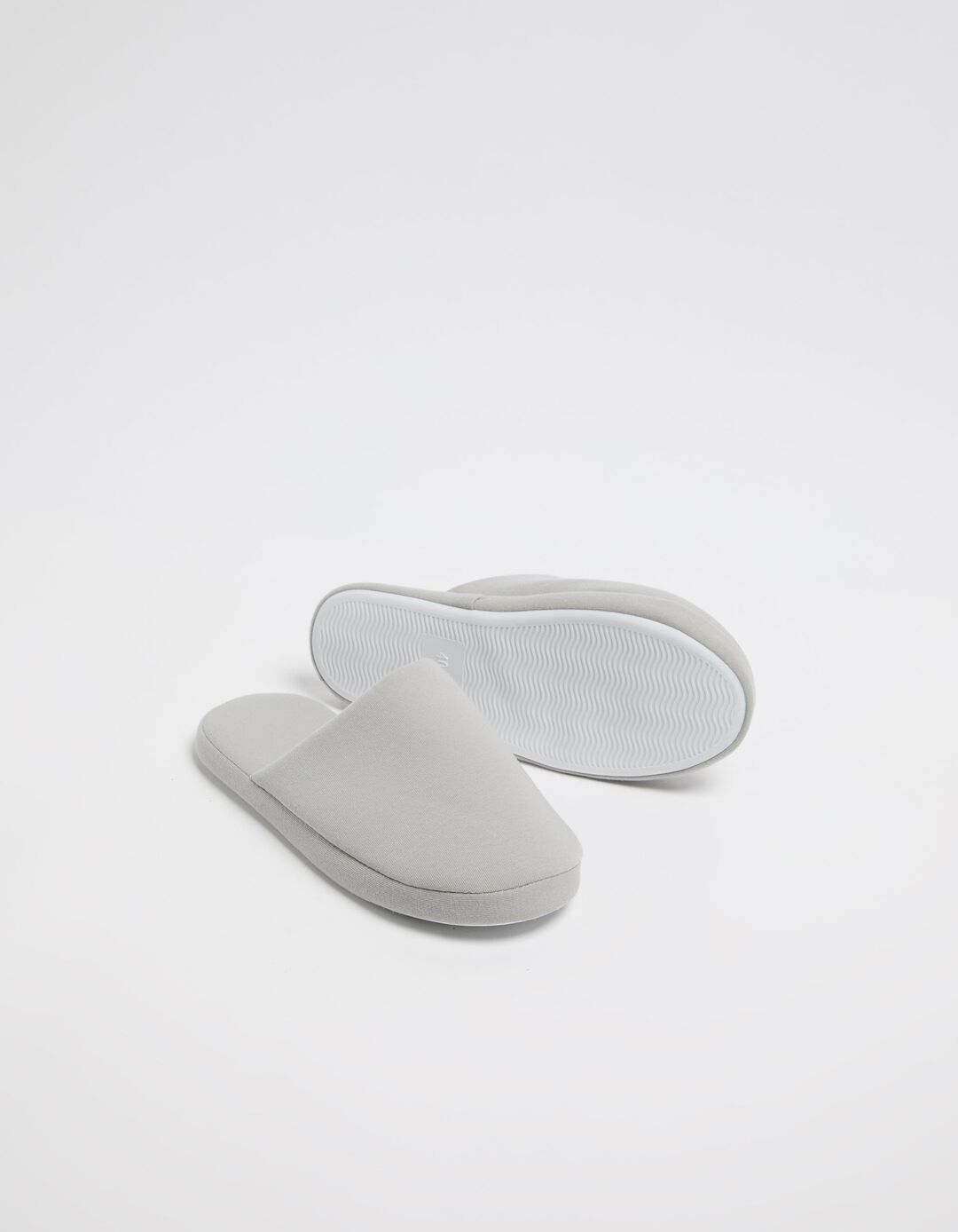 Chinelos de Quarto Jersey, Mulher, Cinzento