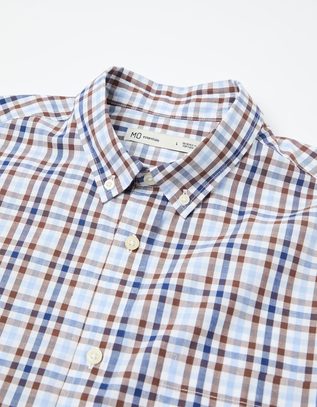 Camisa Xadrez, Homem, Castanho