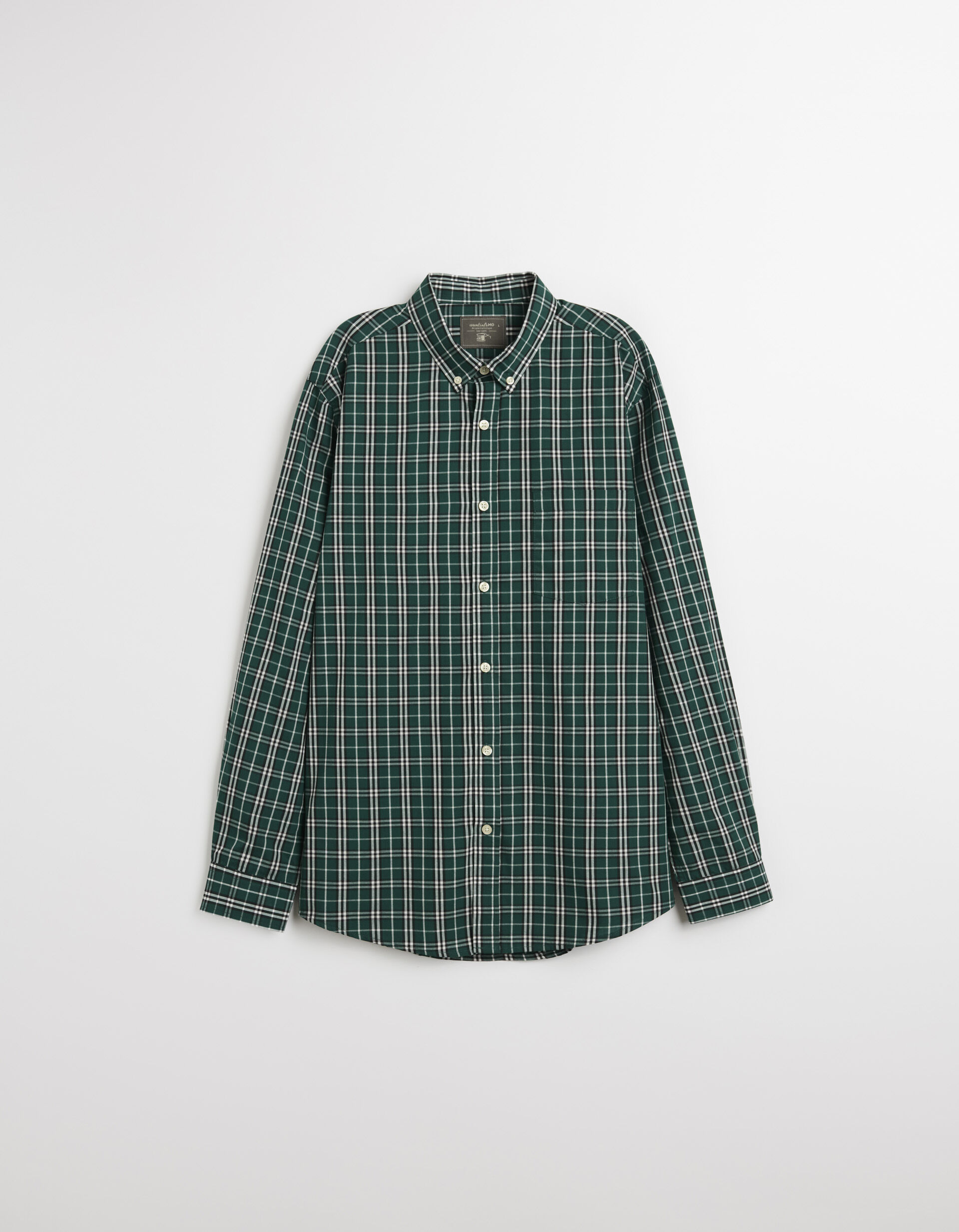 Comprar Online Camisa de Xadrez, Homem, Verde Escuro 