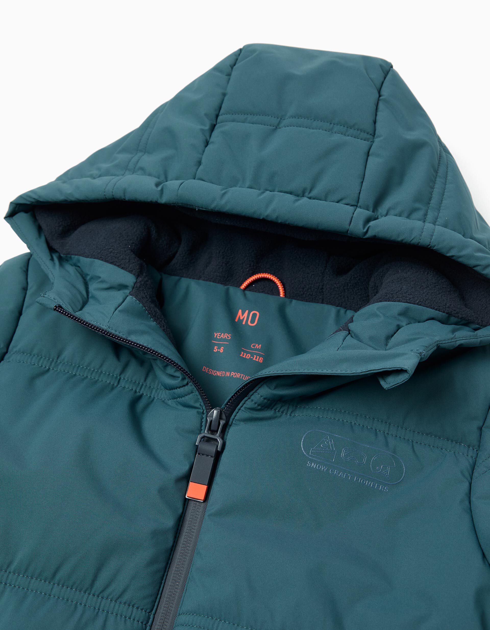 Comprar Online Casaco Acolchoado com Capuz, Menino, Azul