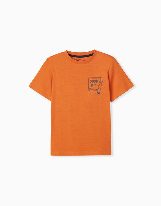 T-shirt, Boys, Orange
