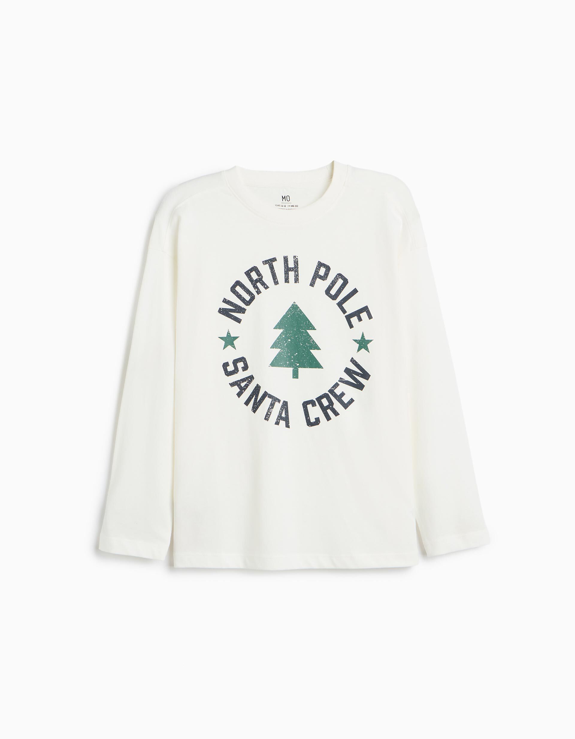 Comprar Online T-shirt Manga Comprida, Menino, Branco