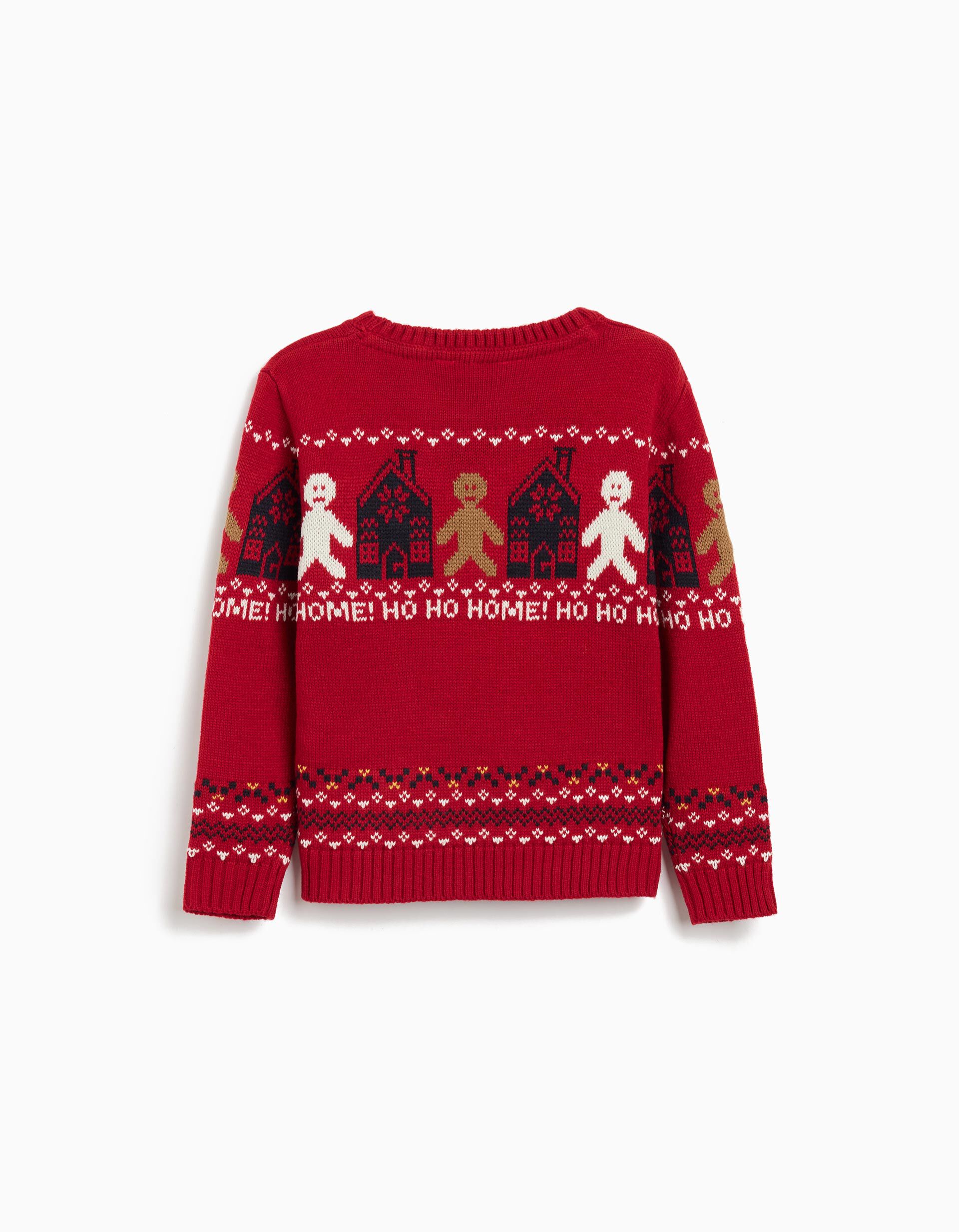 Comprar Online Camisola Malha Natal, Menino, Vermelho Escuro