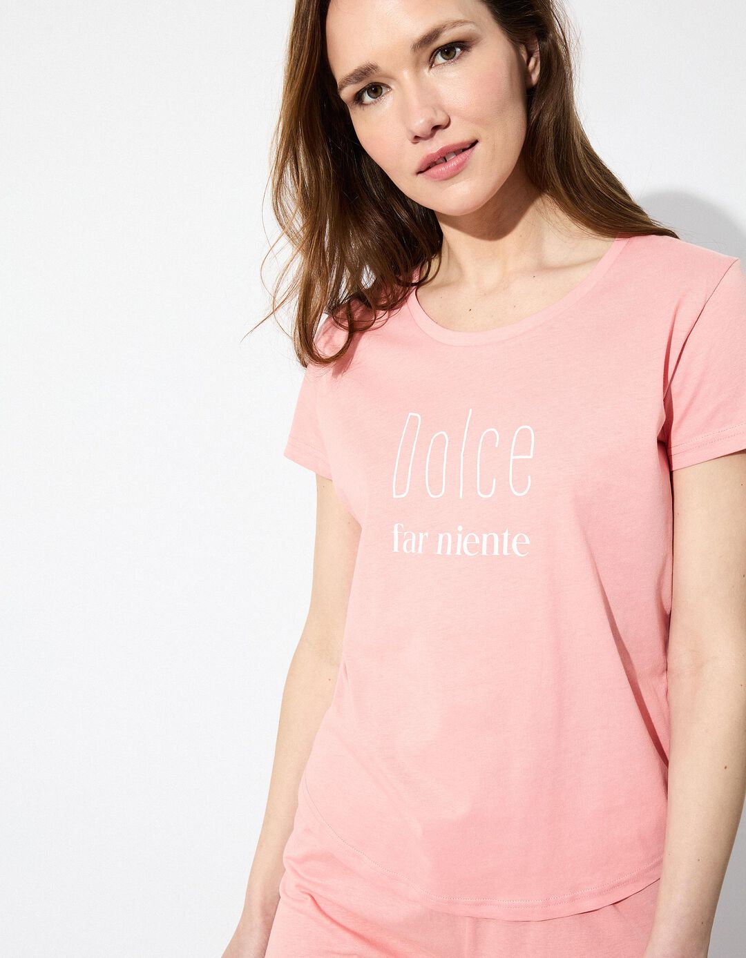 Pijama Jersey, Mulher, Rosa
