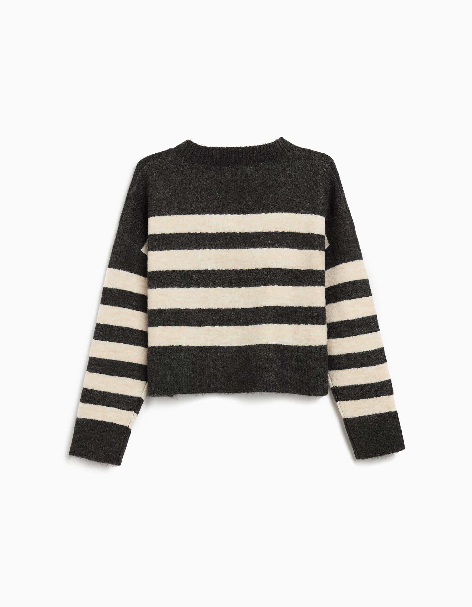 Comprar Online Camisola de Malha, Menina, Cinzento Escuro