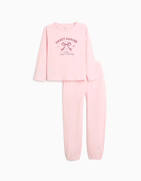 Comprar Online Pijama Jersey, Menina, Rosa Claro