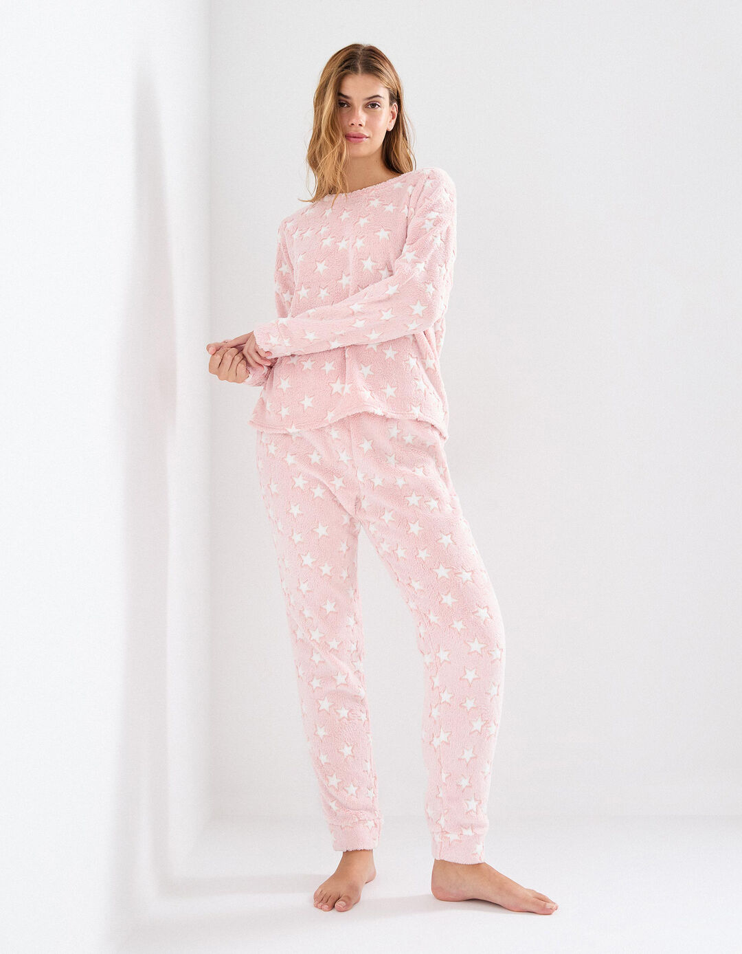 Pijama, Mulher, Rosa