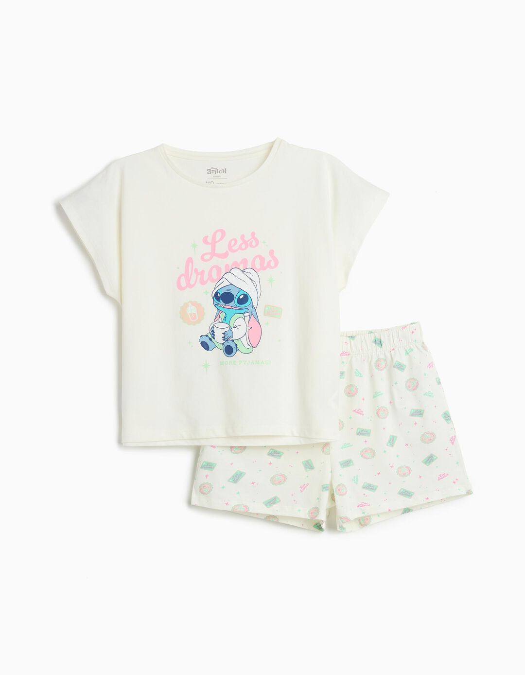 Pijama 'Stitch' &copy;Disney, Menina, Branco