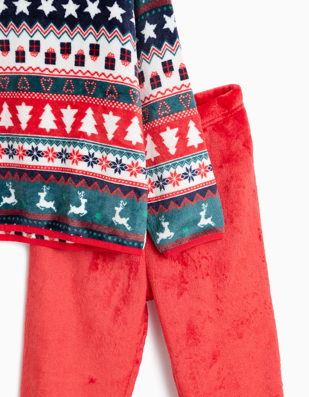 Pijama De Natal, Crian&ccedil;a, Vermelho Escuro