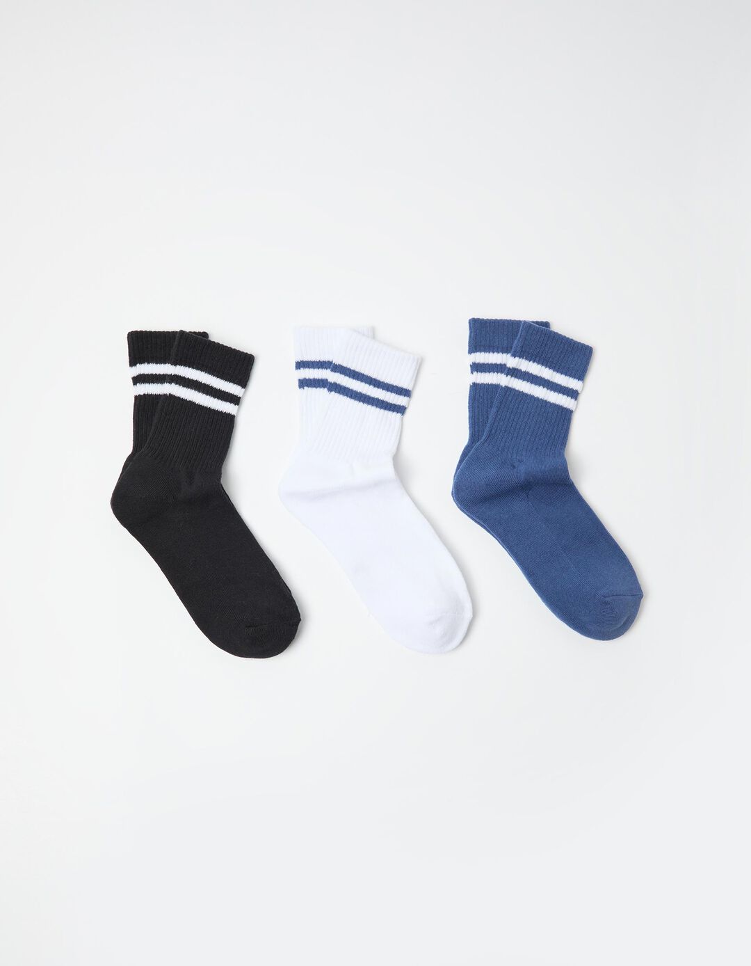 Pack 3 Pares de Meias, Mulher, Azul