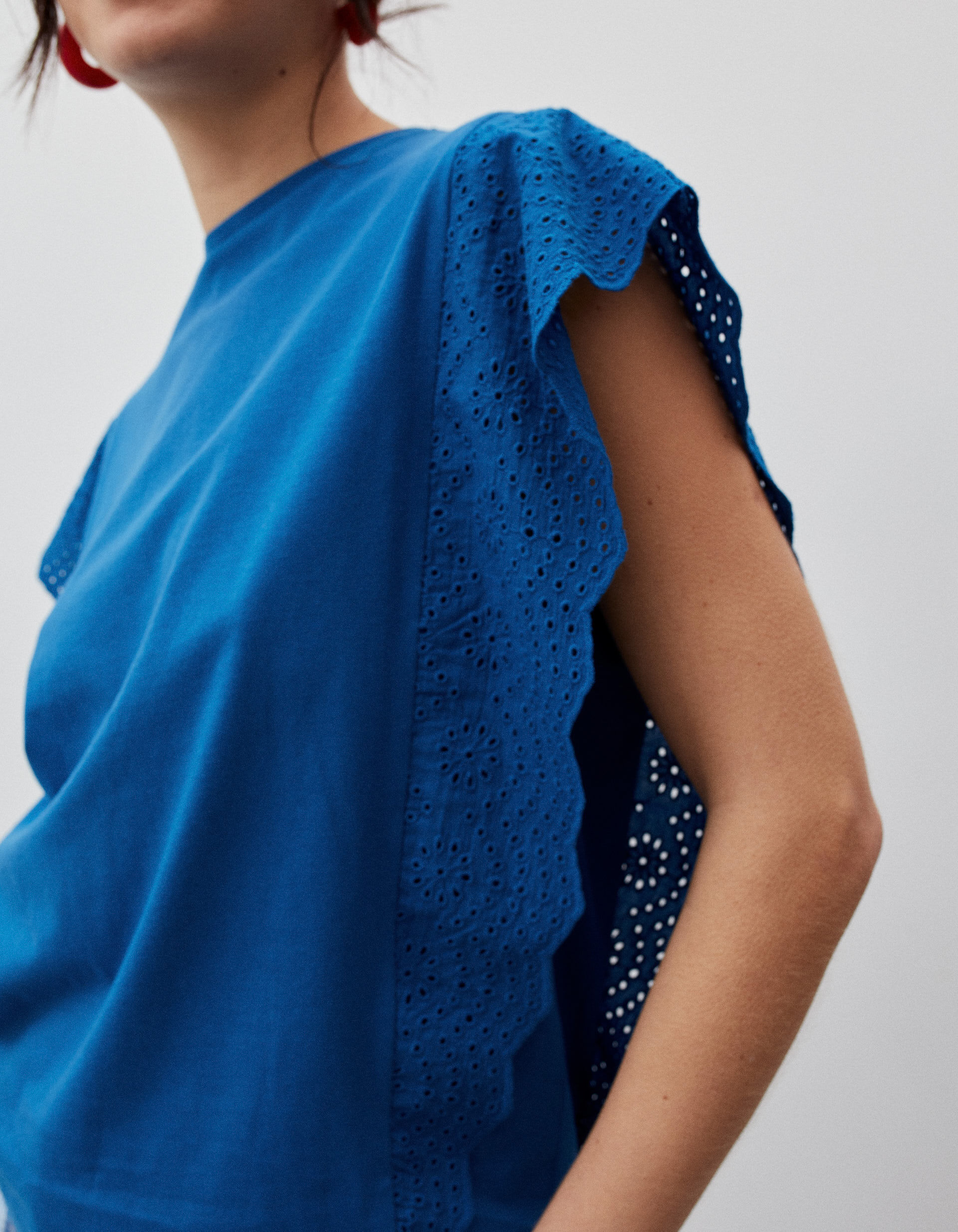 Comprar Online English Embroidered T-shirt, Woman, Dark Blue