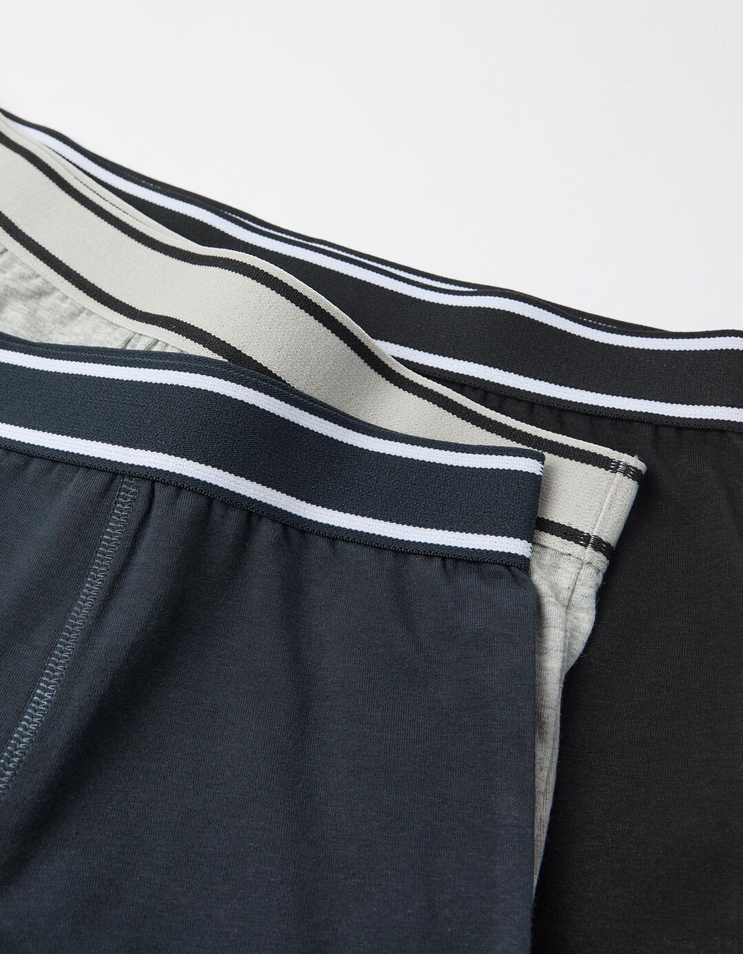 3 Boxers, Homem, Preto/ Cinza