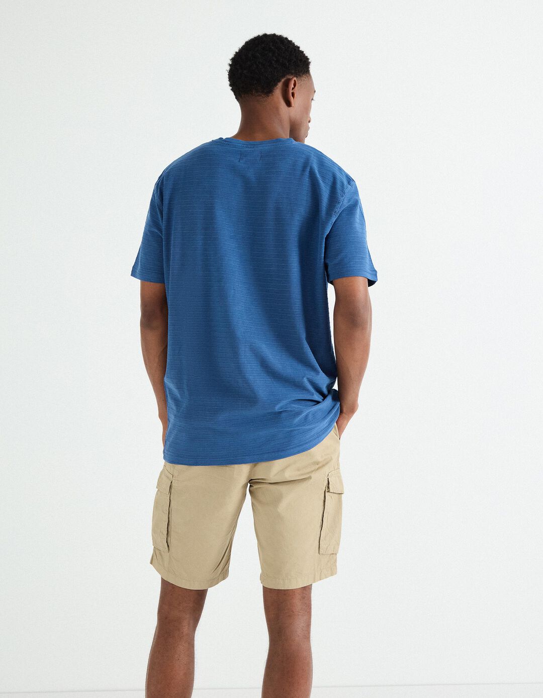 T-shirt, Homem, Azul Escuro
