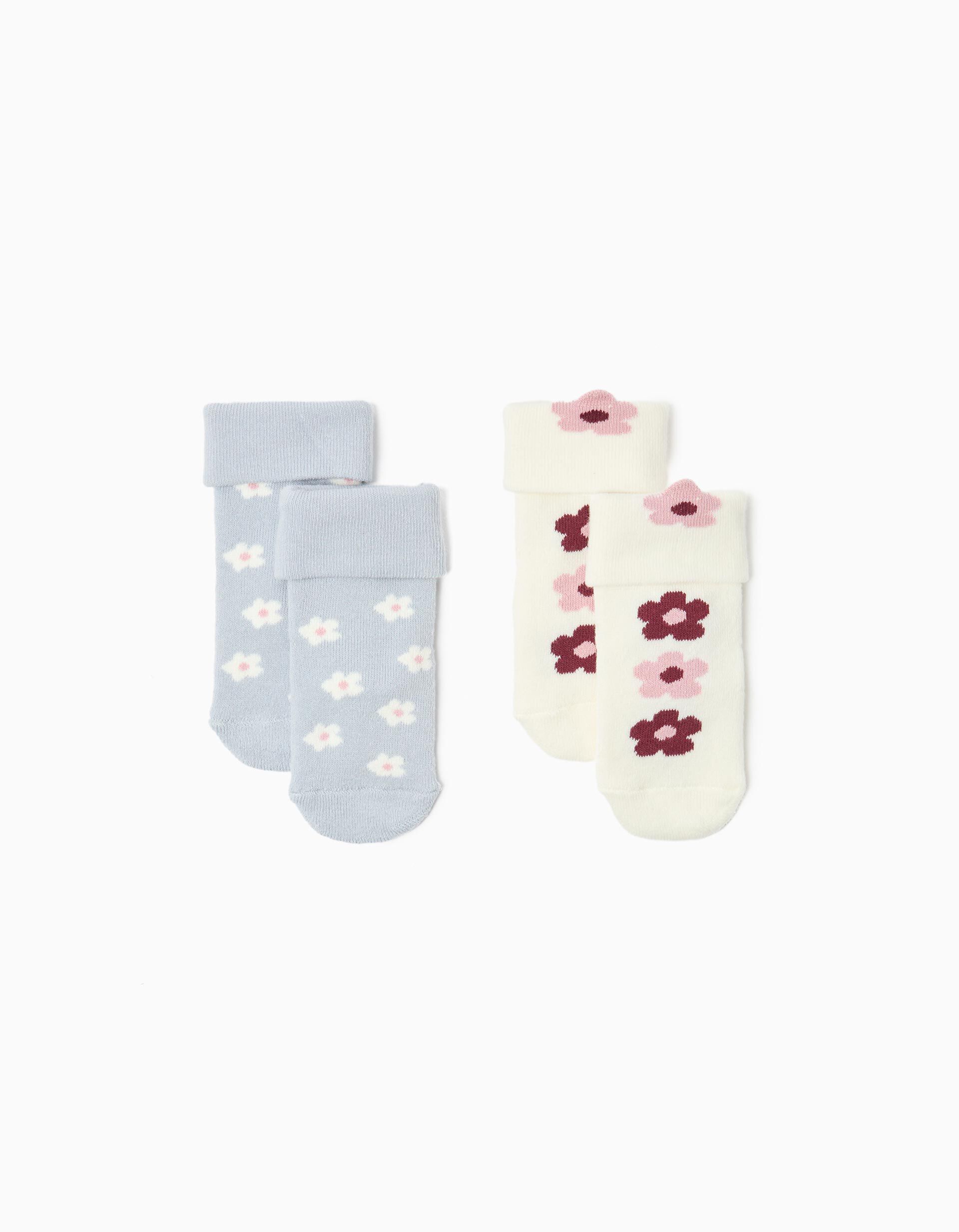 Comprar Online Pack 2 Pares de Meias Antiderrapante, Menina, Multicor