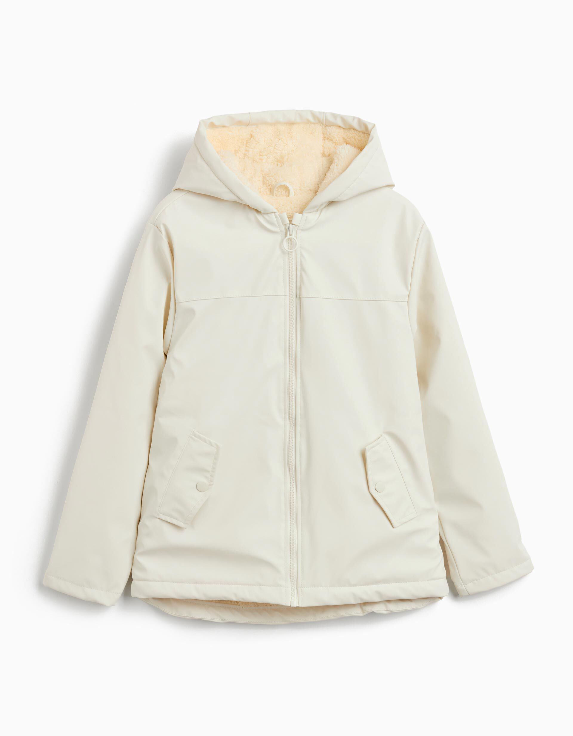 Parka, Menina, Branco