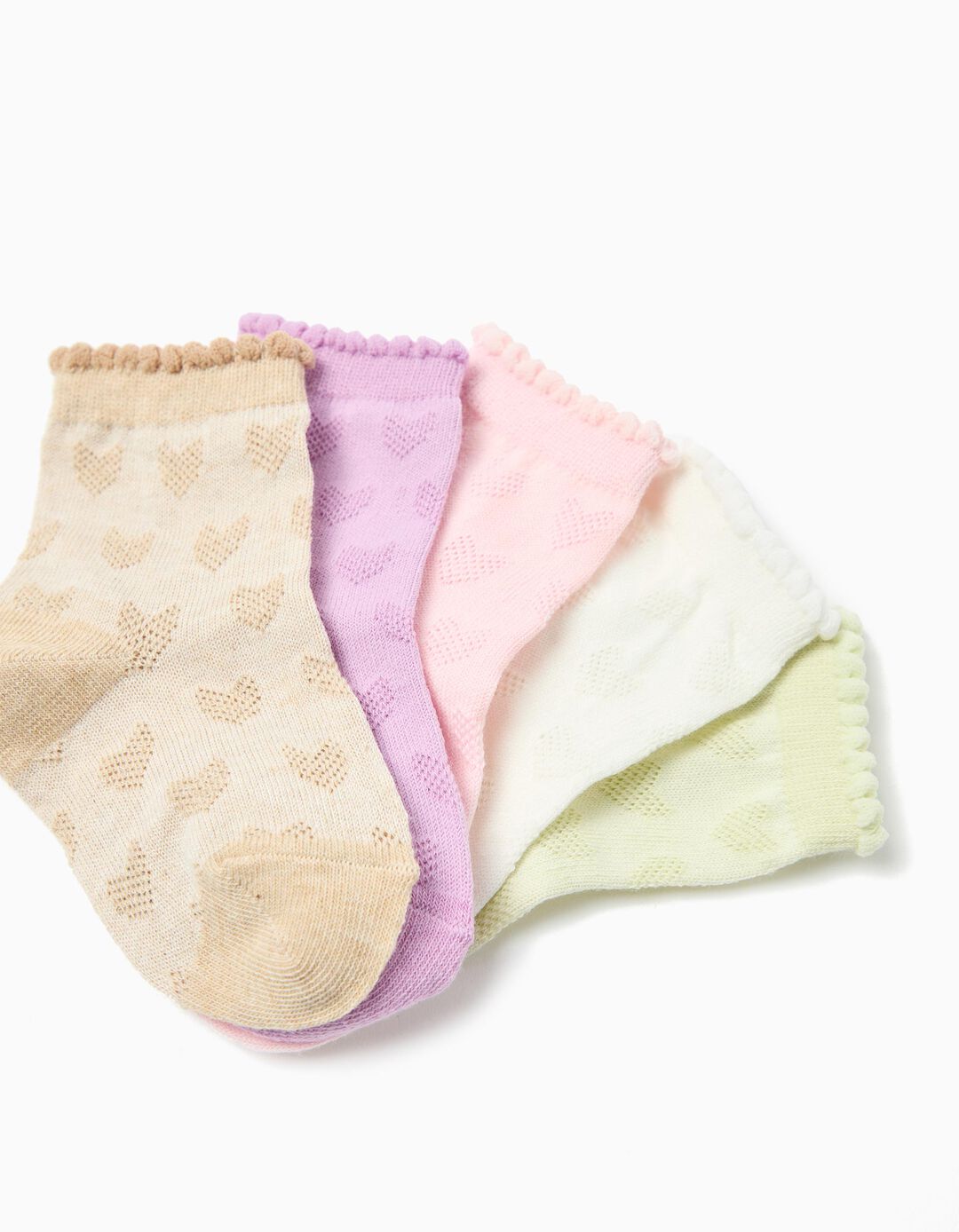 Pack 5 Pares de Meias, Menina, Multicor