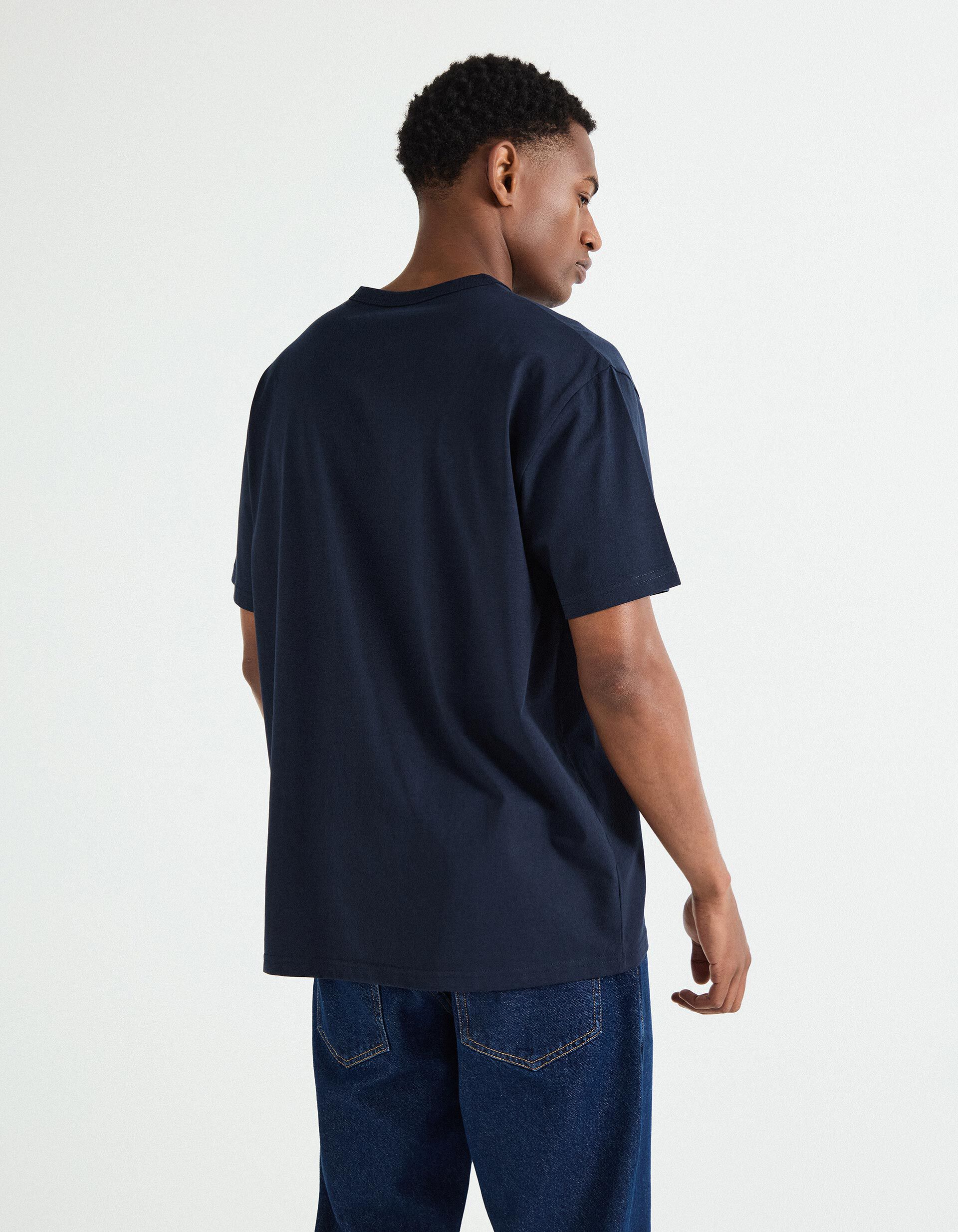 Comprar Online T-shirt, Homem, Azul Escuro