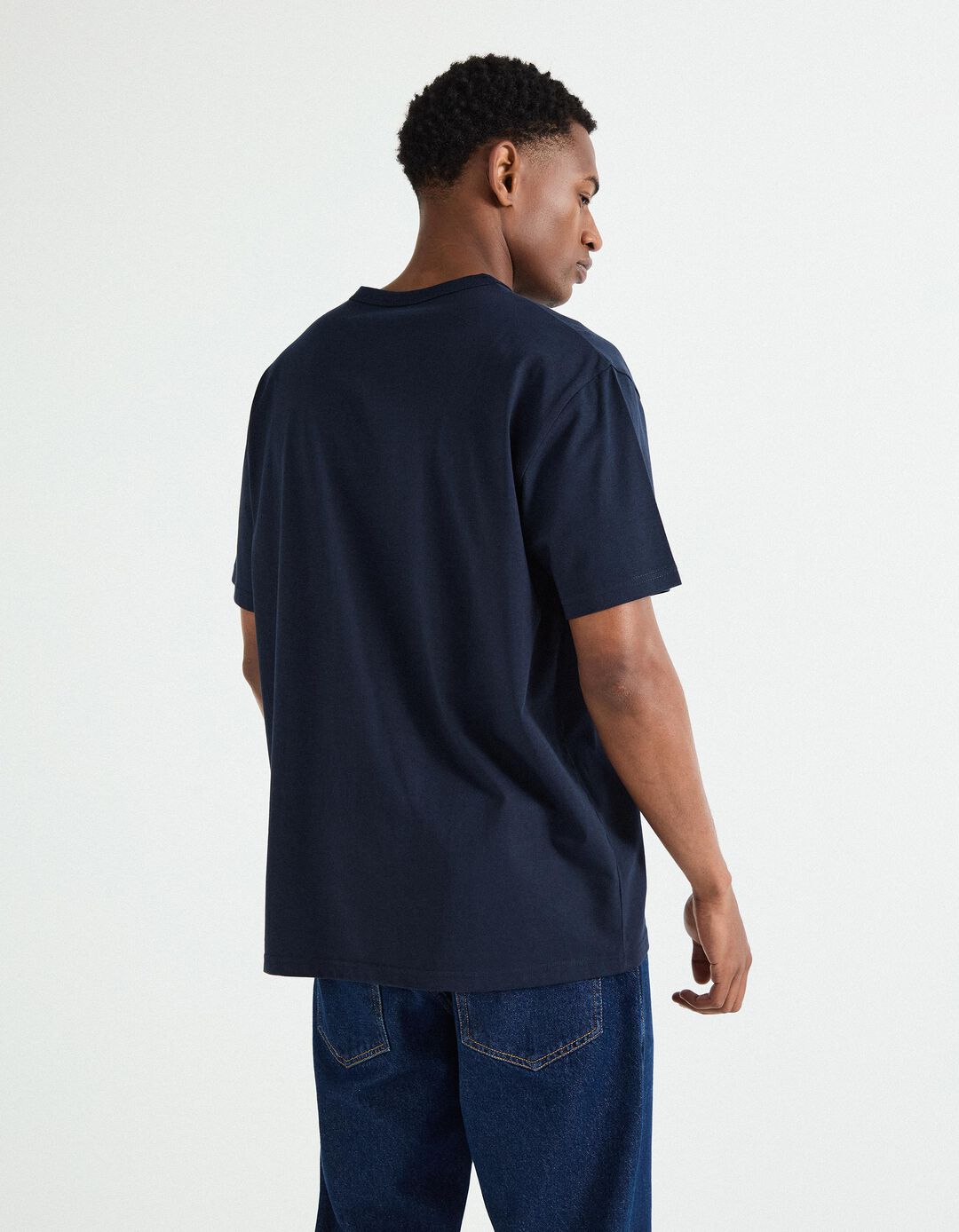 T-shirt, Homem, Azul Escuro