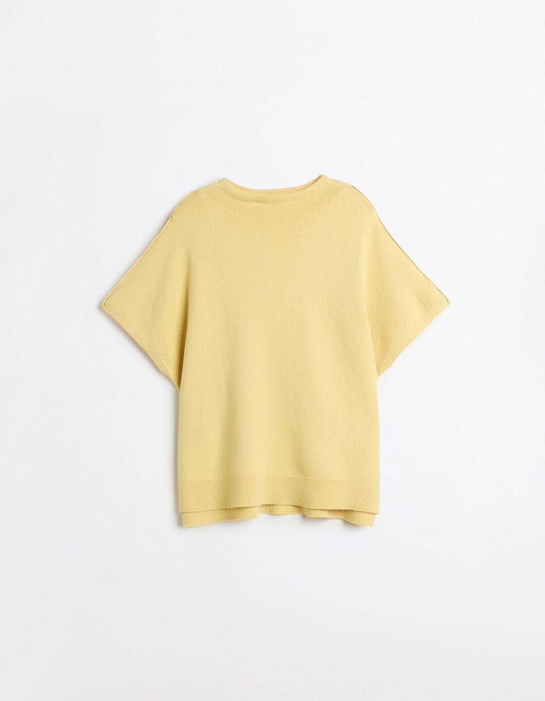 Camisola com L&atilde;, Mulher, Amarelo