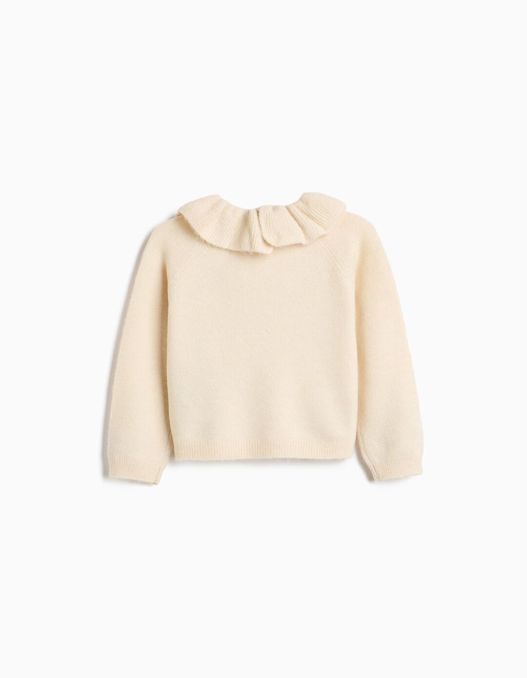 Camisola De Malha, Menina, Bege Claro