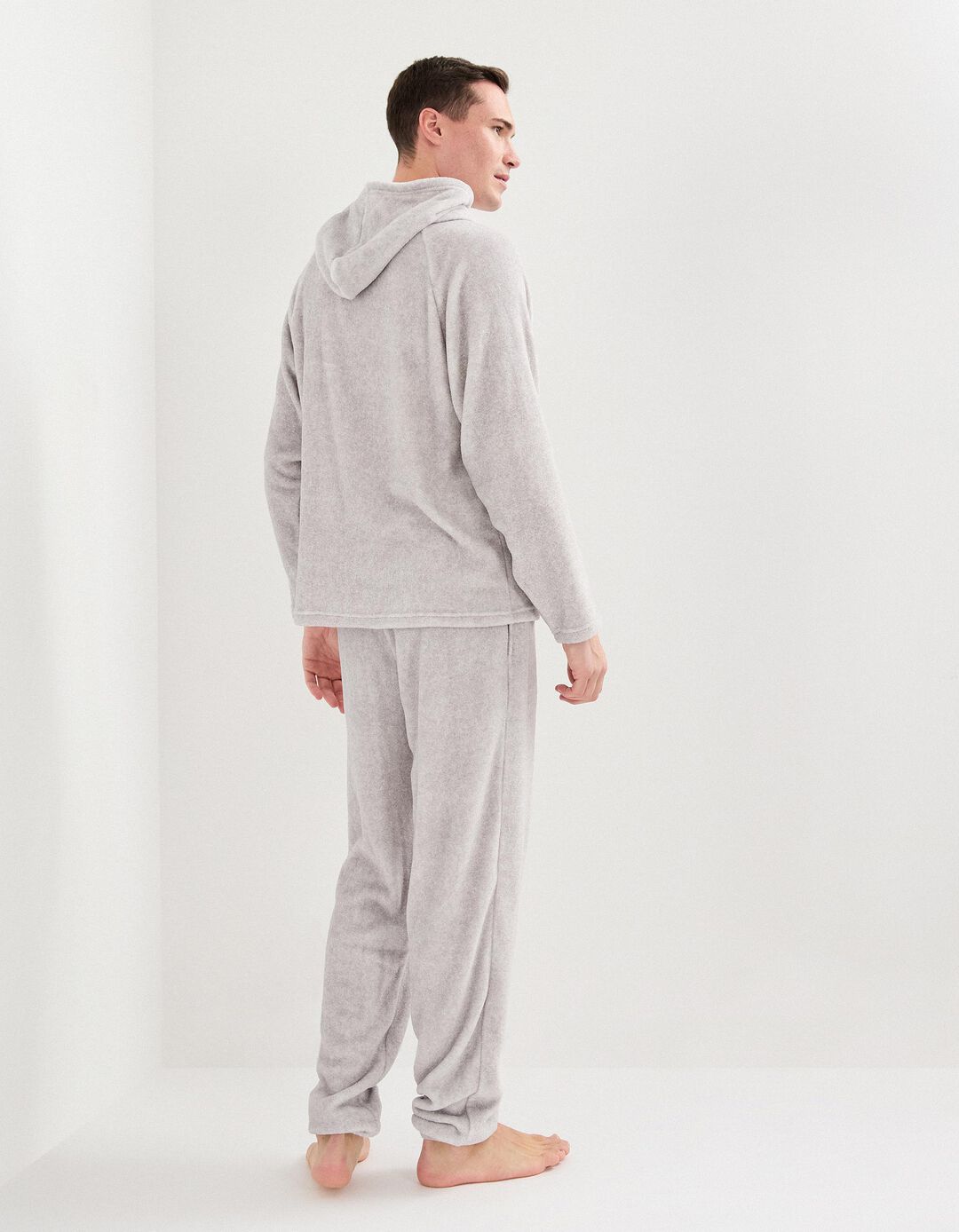 Pijama, Homem, Cinzento
