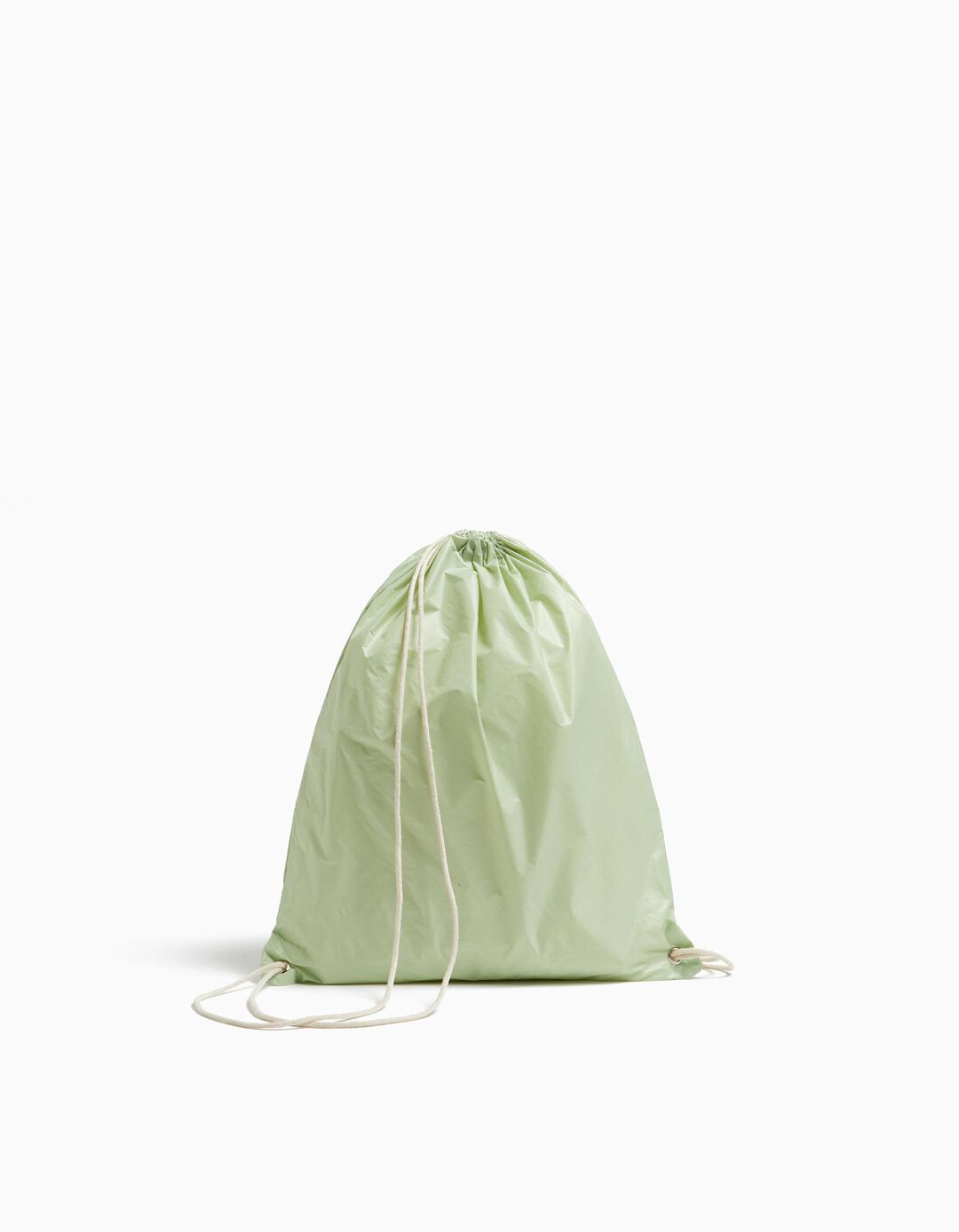 Basic Nylon Backpack, Girl, Light Green
