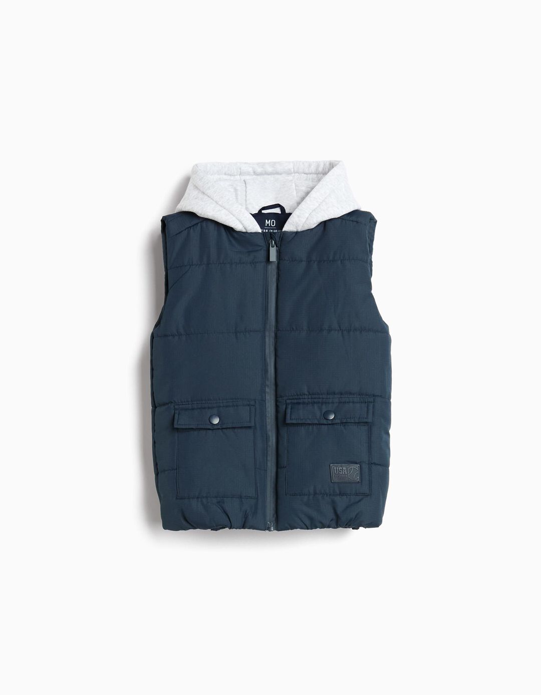 Colete com Capuz, Menino, Azul Escuro