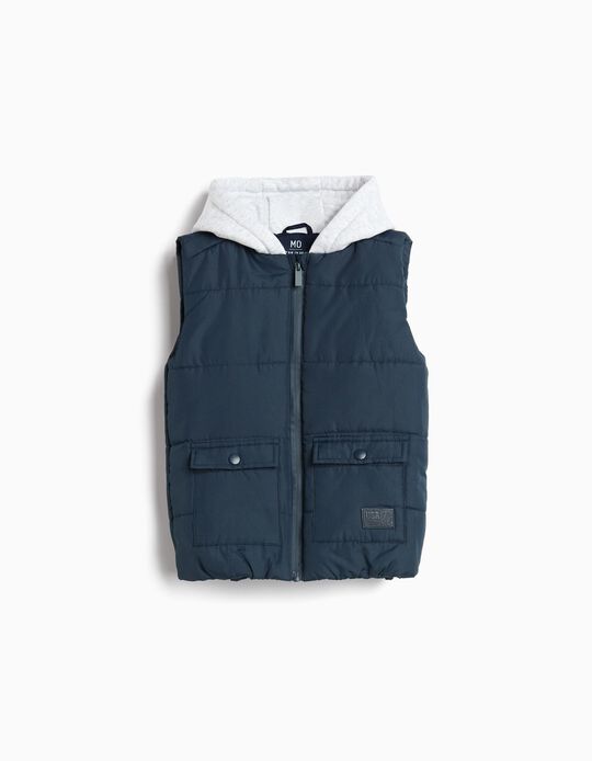 Comprar Online Colete com Capuz, Menino, Azul Escuro