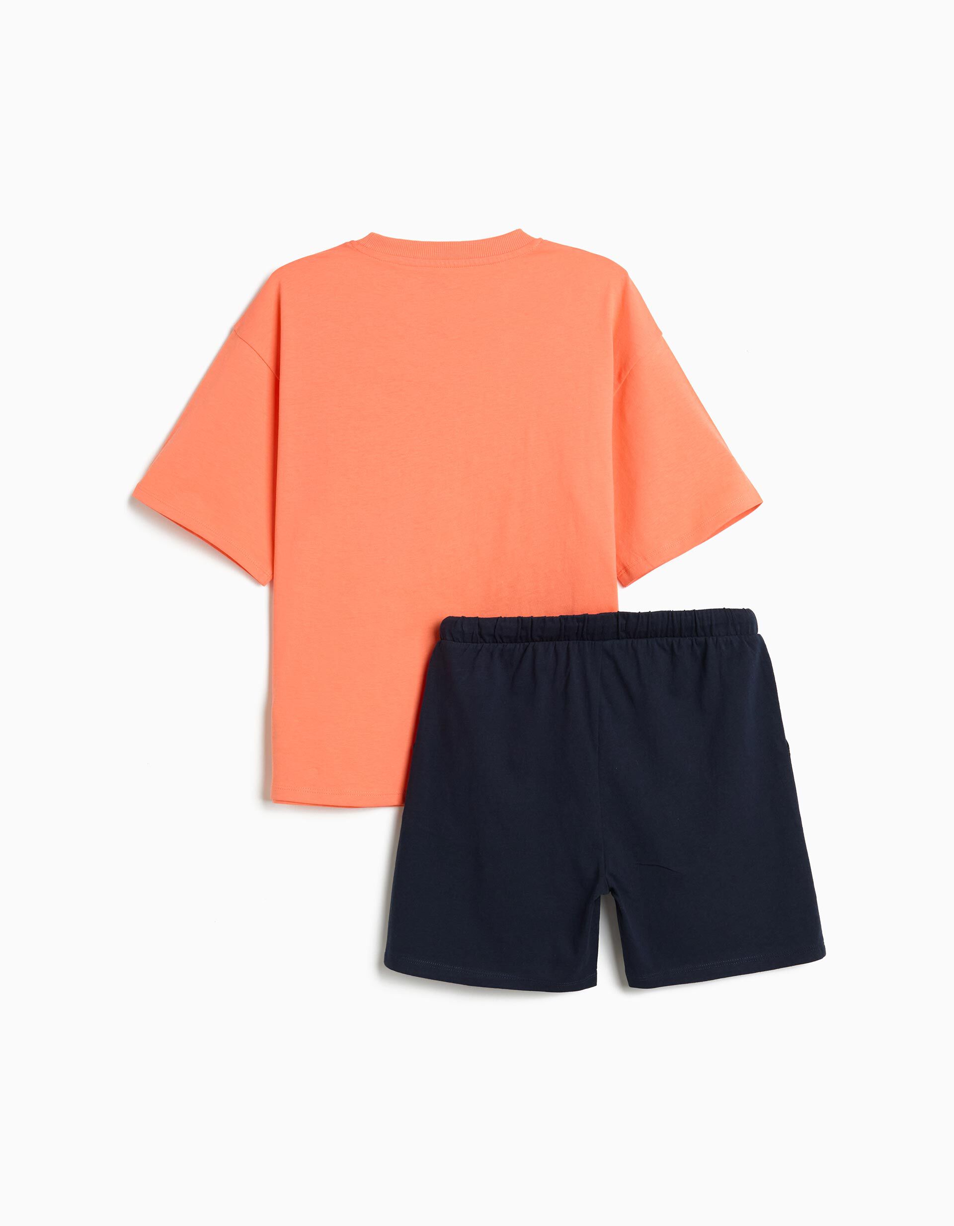 Comprar Online Conjunto T-shirt e Cal&ccedil;&otilde;es, Menino, Azul Escuro