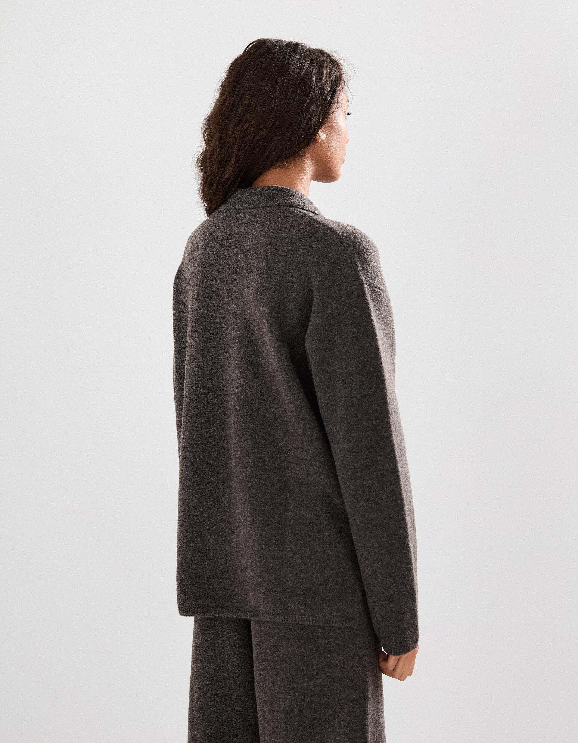 Comprar Online Camisola com L&atilde;, Mulher, Castanho Escuro