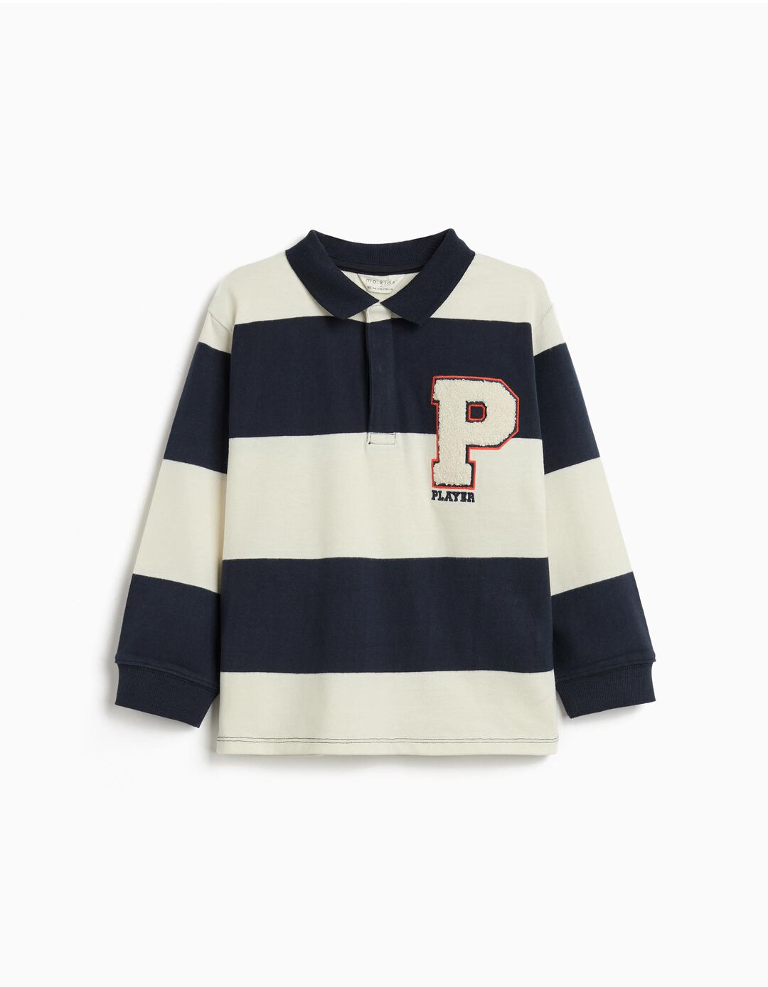 Polo Riscas, Menino, Azul Escuro 