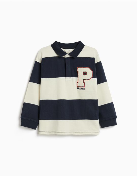 Comprar Online Polo Riscas, Menino, Azul Escuro 