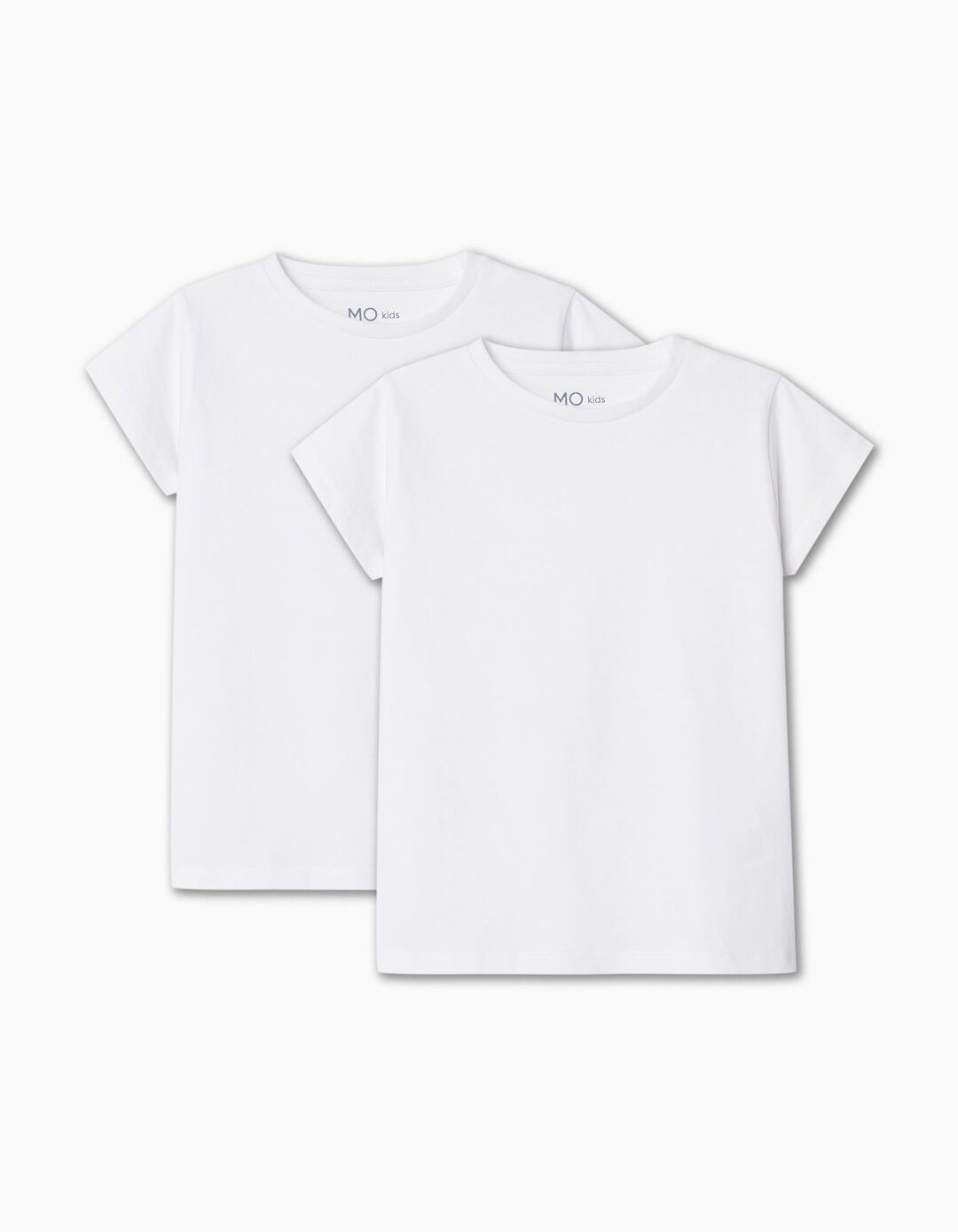 Pack 2 T-shirts, Menina, Branco