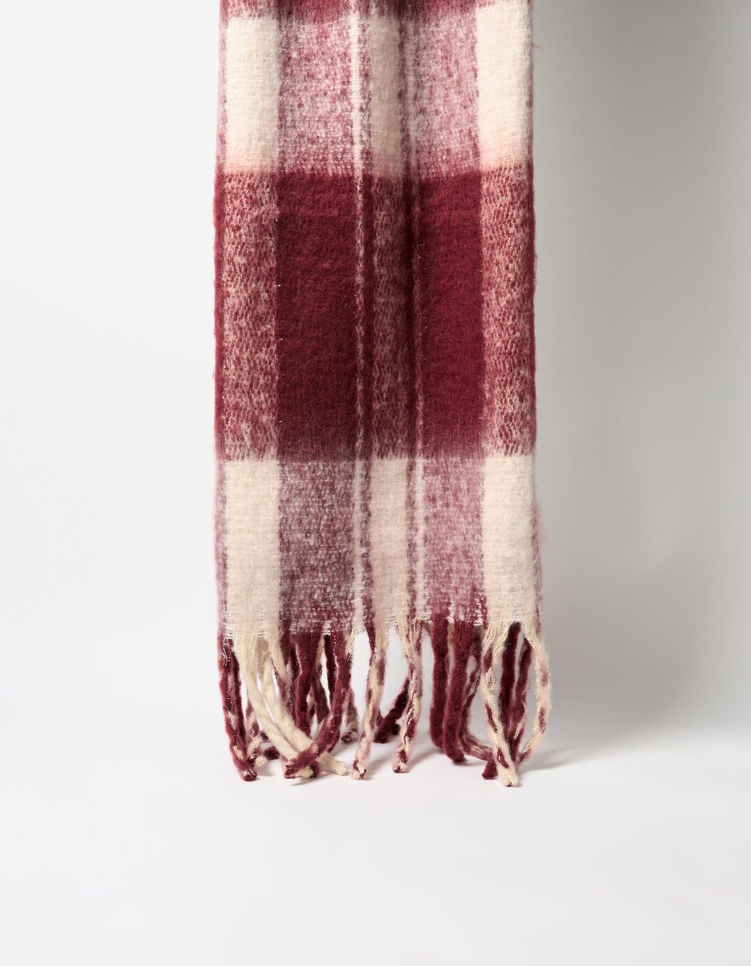 Cachecol, Mulher, Vermelho Escuro