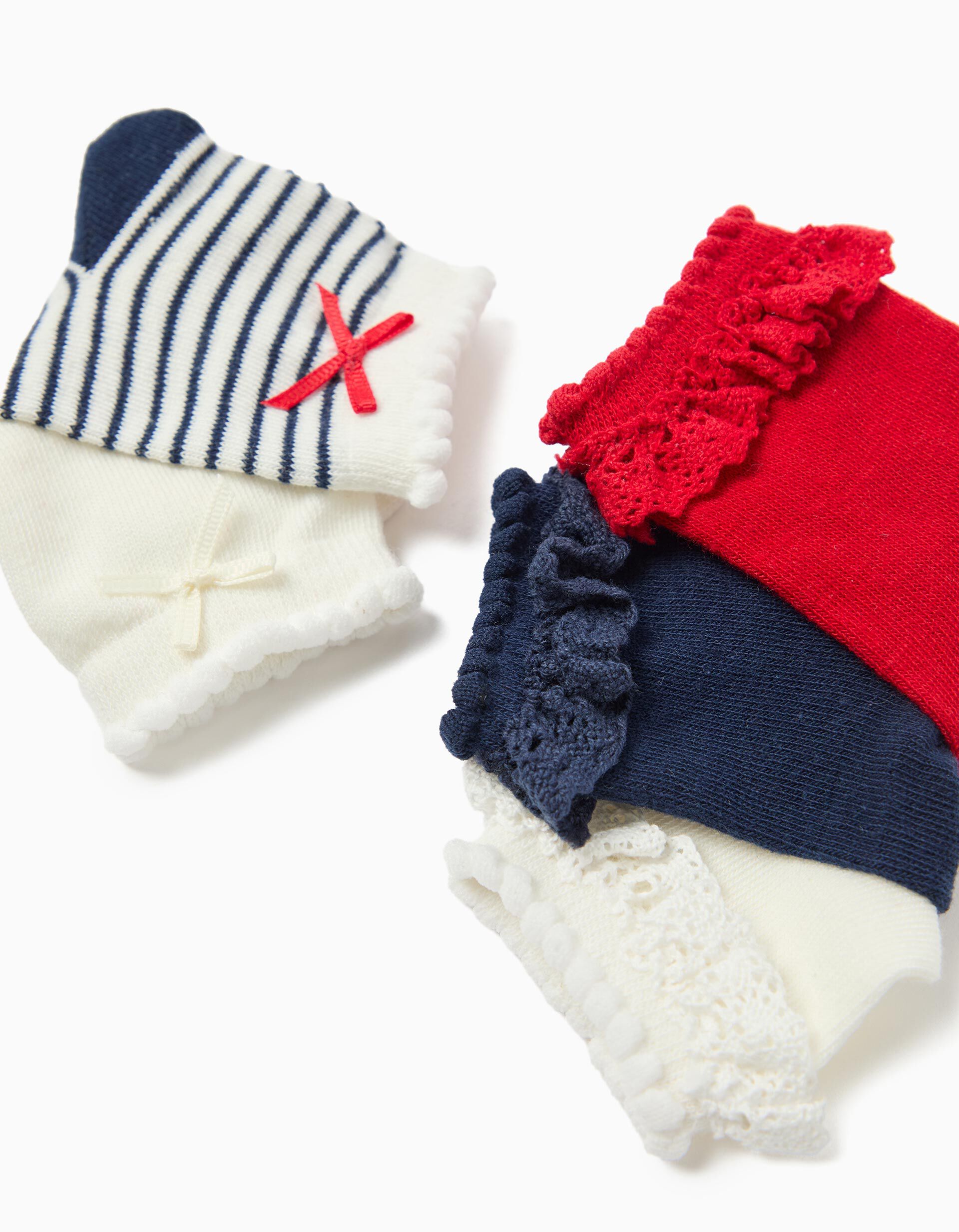 Comprar Online Pack 5 Pares de Meias, Menina, Multicor