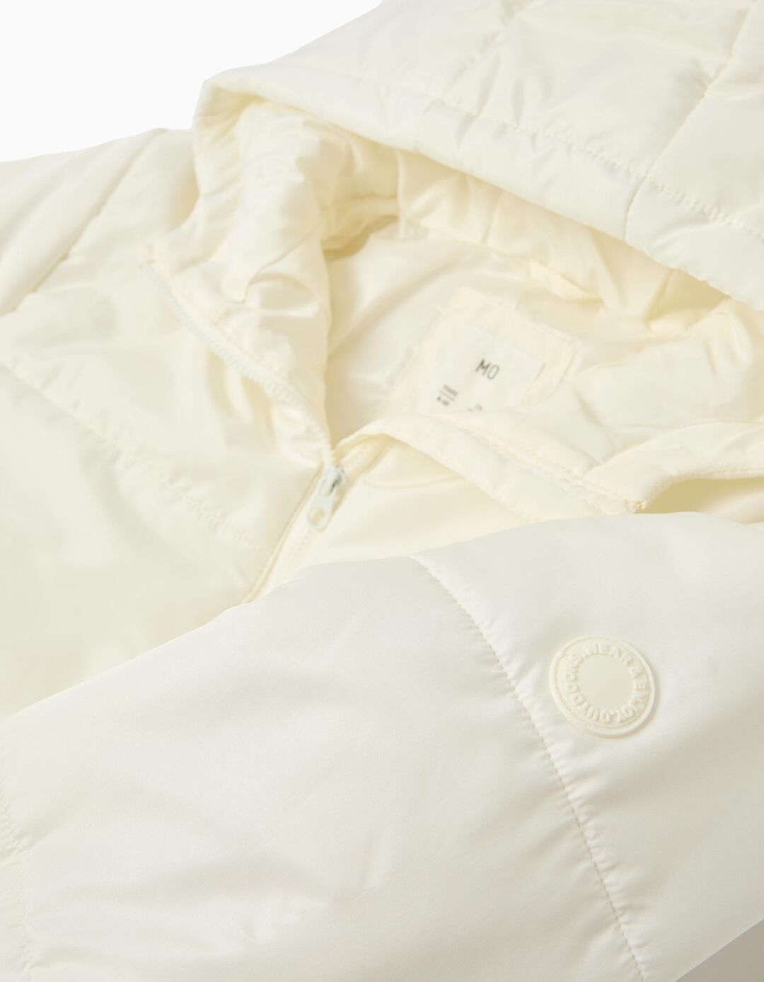 Casaco Acolchoado, Menina, Branco
