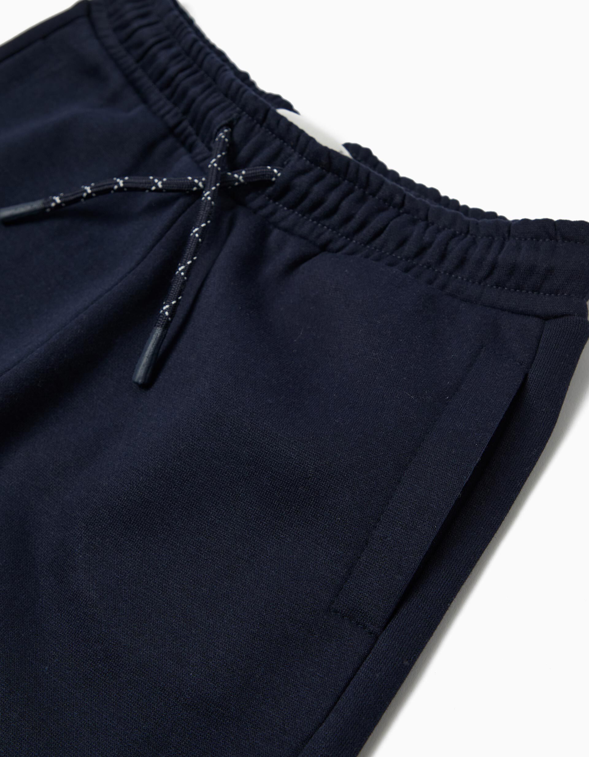 Comprar Online Cal&ccedil;as Jogging de Felpa, Menino, Azul Escuro