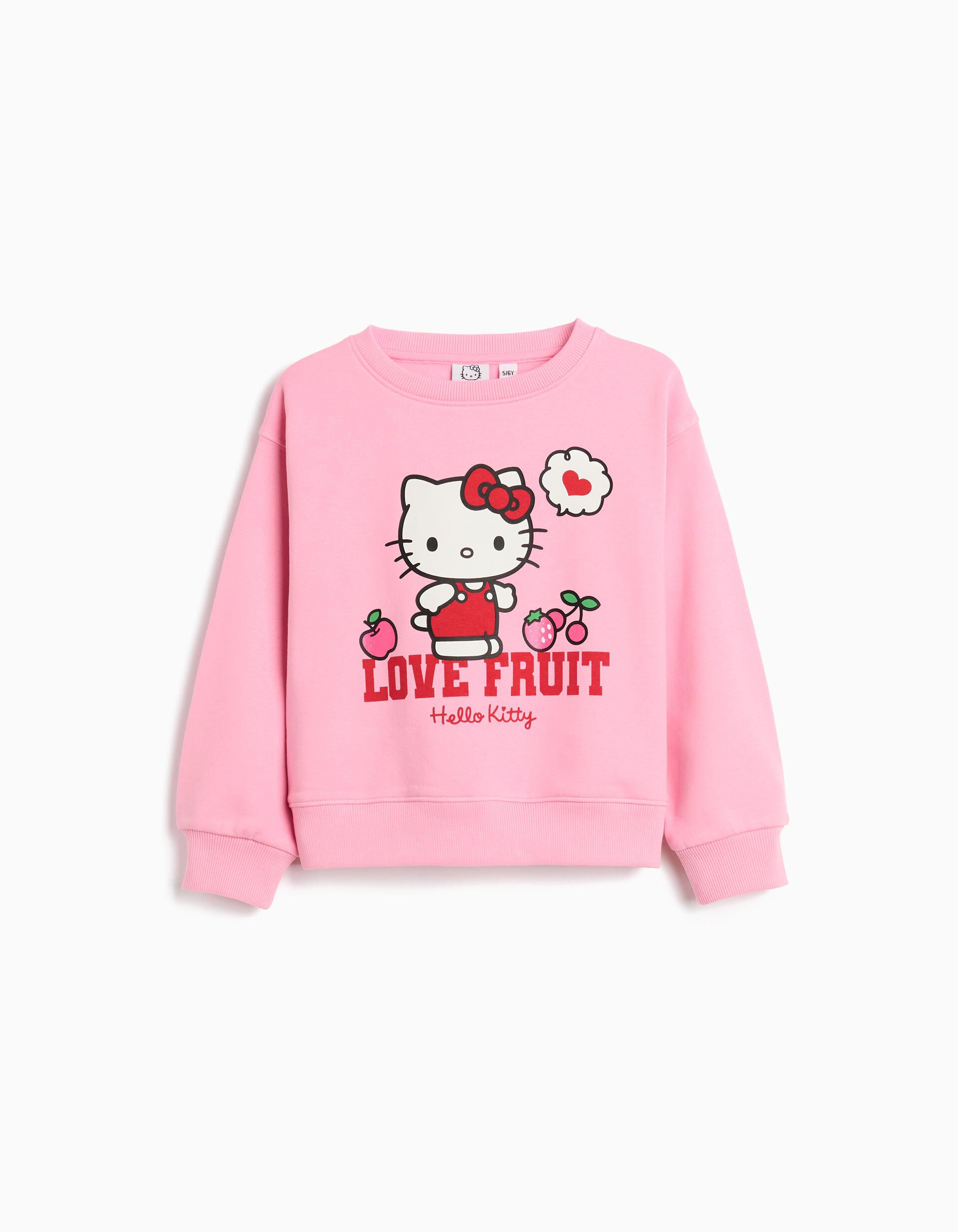 Comprar Online Sweatshirt 'Hello Kitty', Menina, Rosa