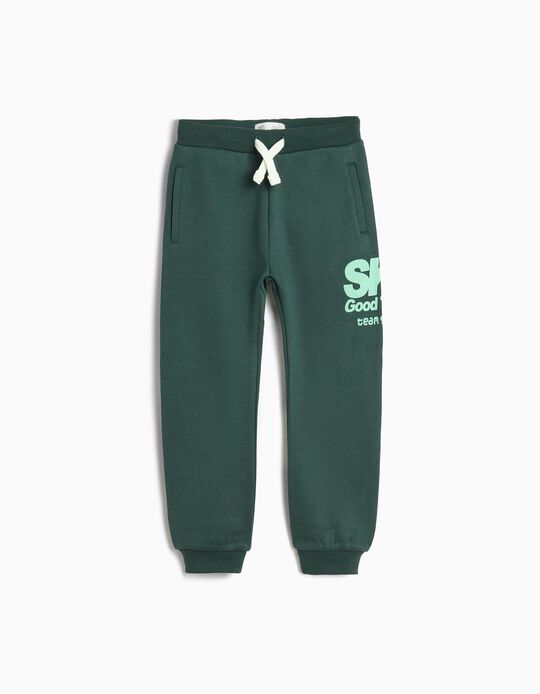 Comprar Online Cal&ccedil;as Jogging, Menino, Verde Escuro
