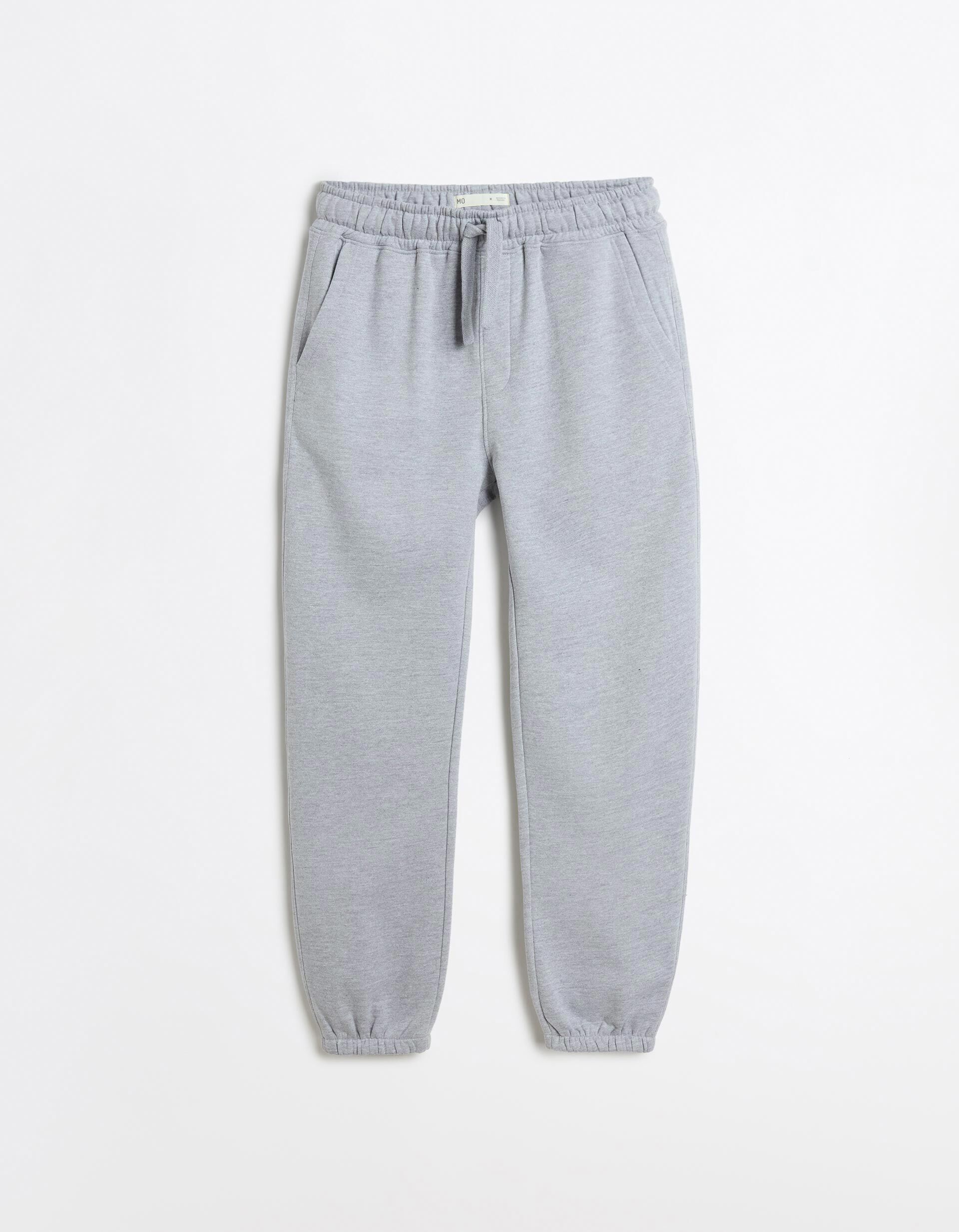 Comprar Online Cal&ccedil;as Jogging de Felpa, Homem, Cinzento Claro