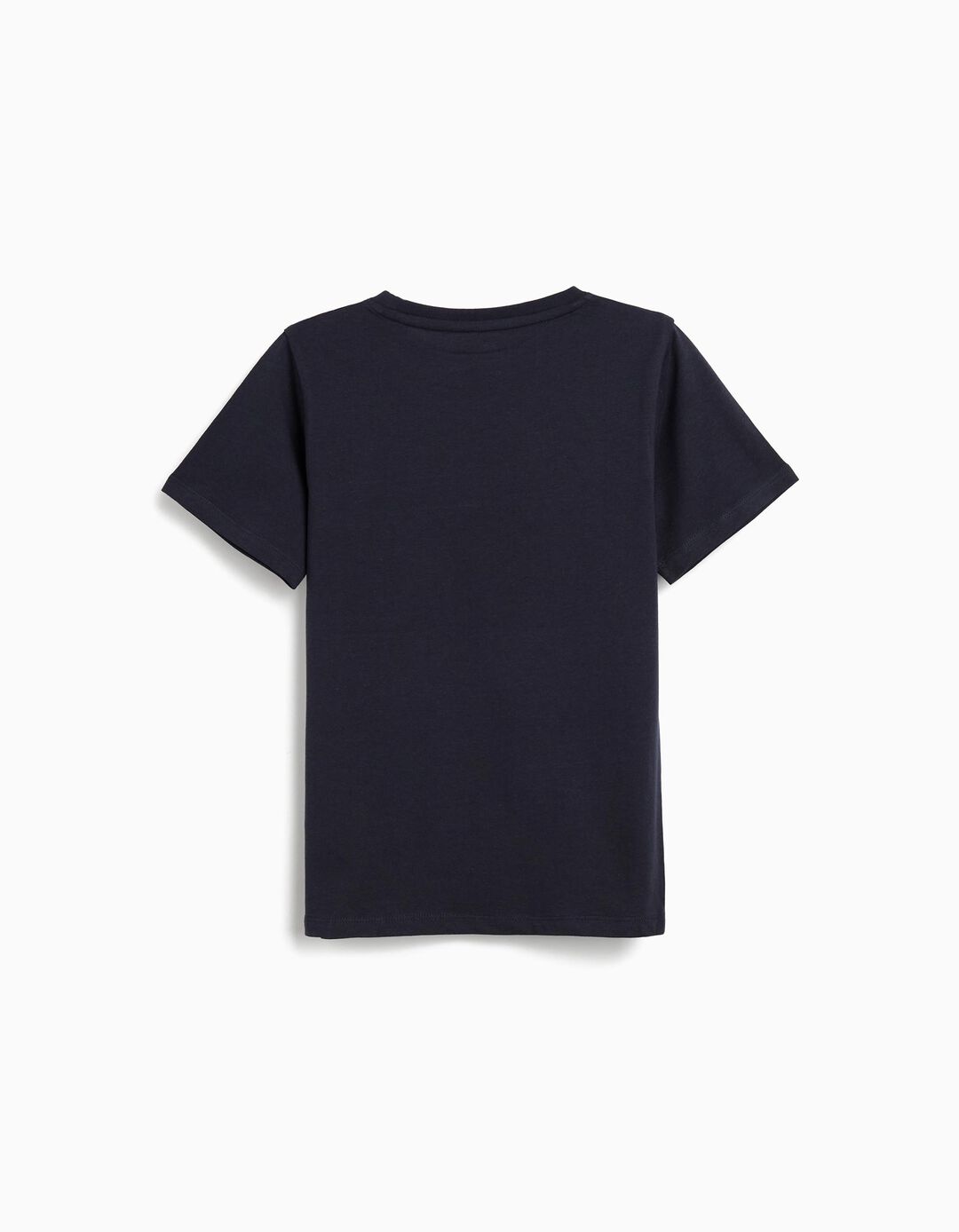 T-shirt Print, Menino, Azul Escuro