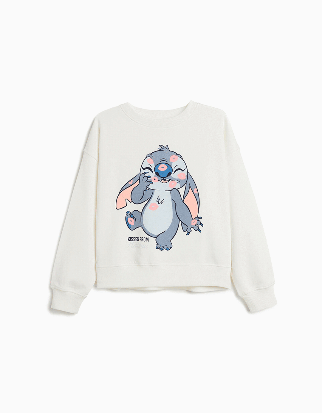 Sweatshirt de Felpa 'Stitch' &copy;Disney, Menina, Branco