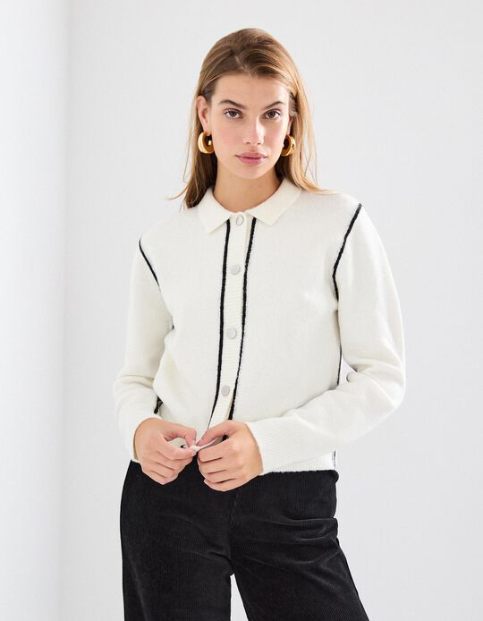 Comprar Online Casaco de Malha, Mulher, Branco