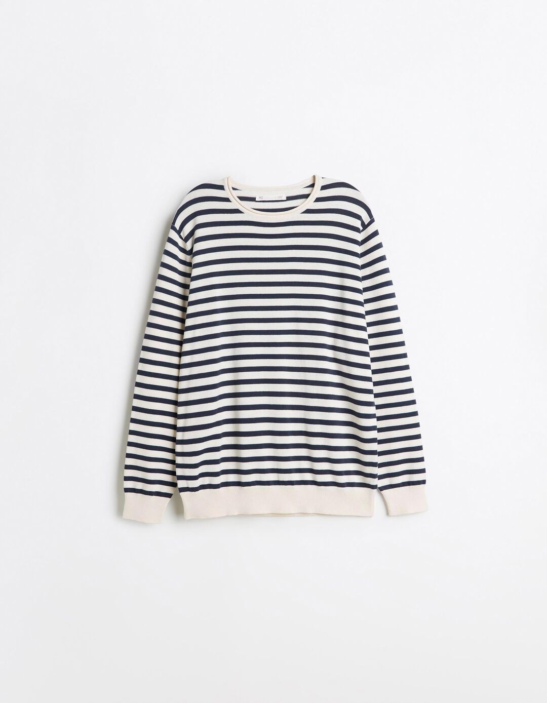 Camisola &Agrave;s Riscas, Homem, Branco