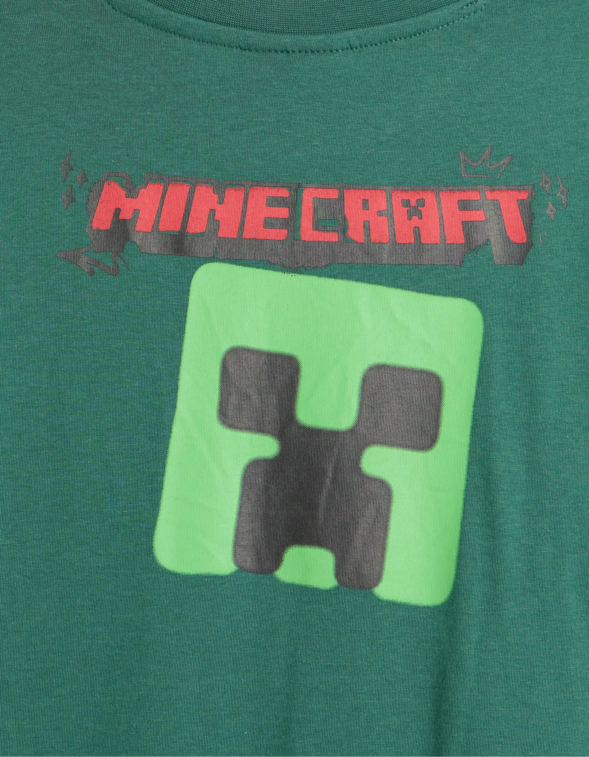 Comprar Online T-shirt 'Minecraft', Menino, Verde